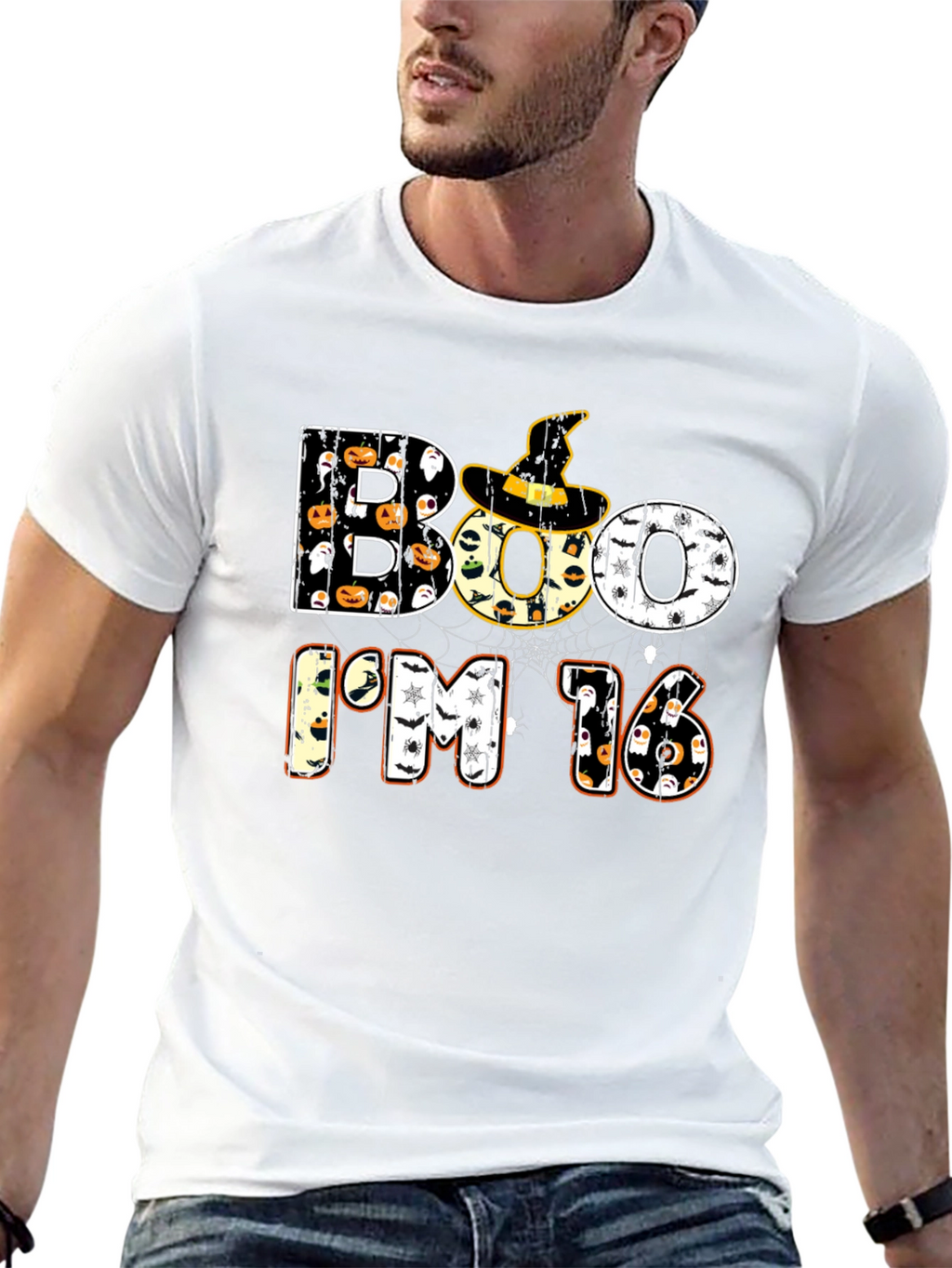 Boo Im 16 Halloween Birthday T-Shirt