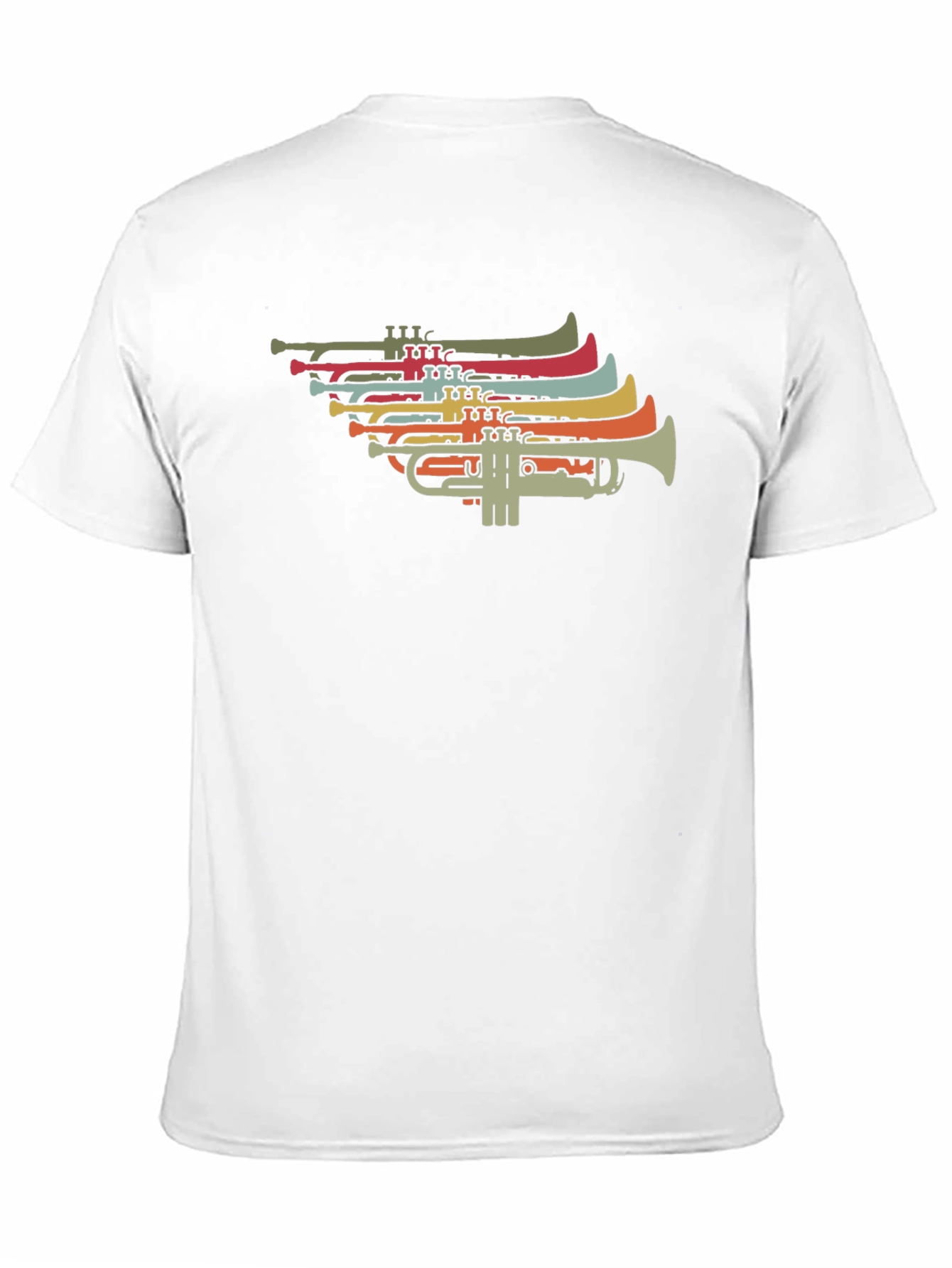 Retro Trumpet Graphic T-Shirt - Music Lover Tee