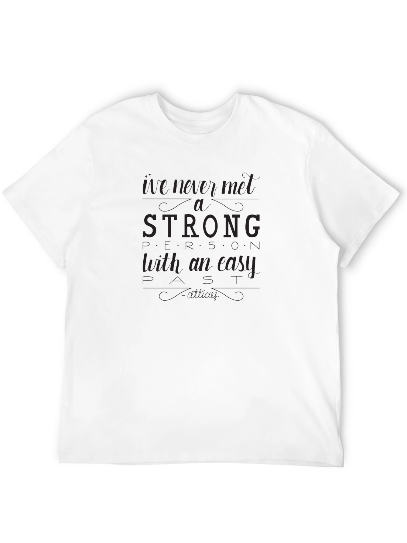 Strong Woman Black T-Shirt
