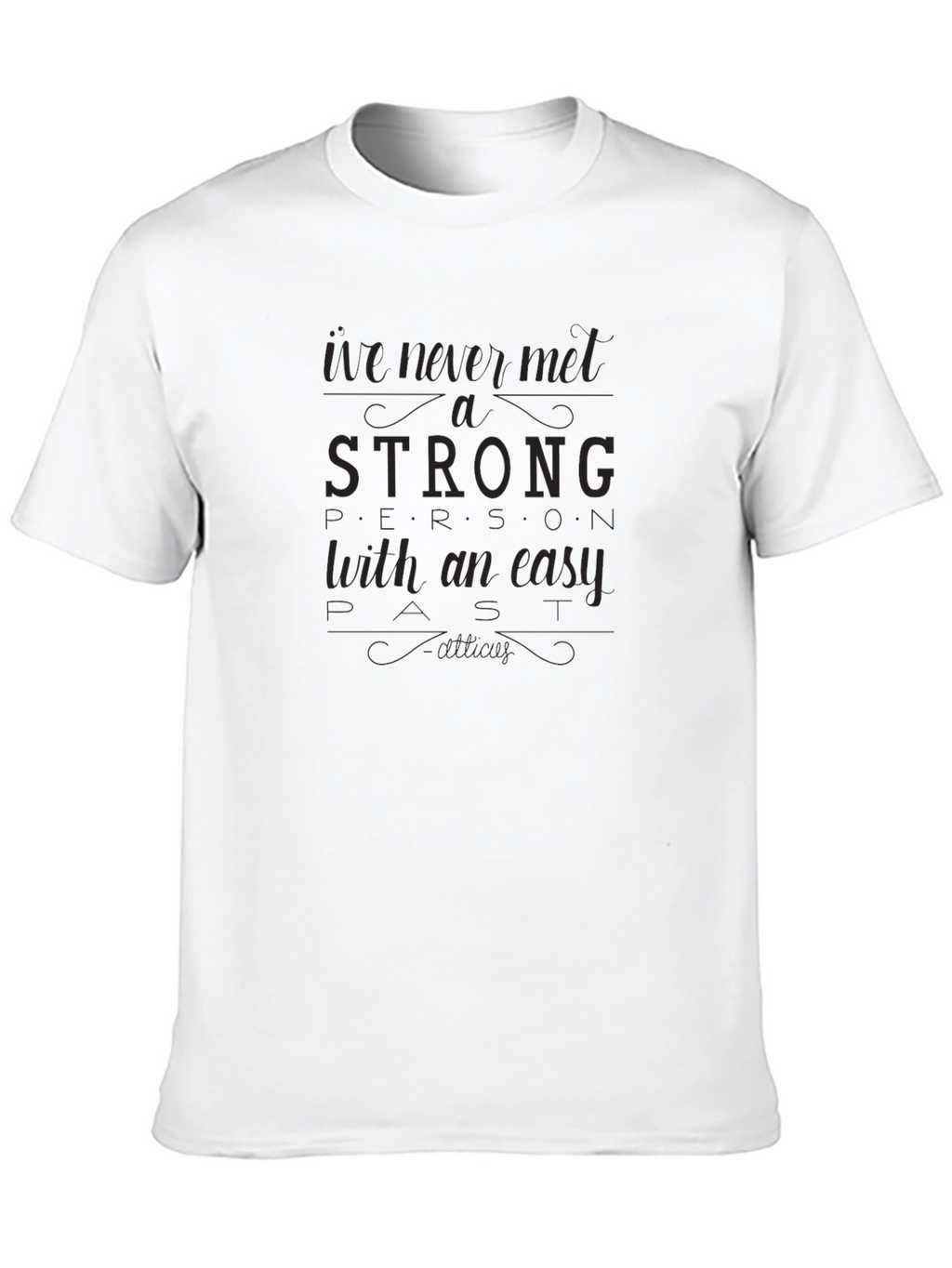 Strong Woman Black T-Shirt