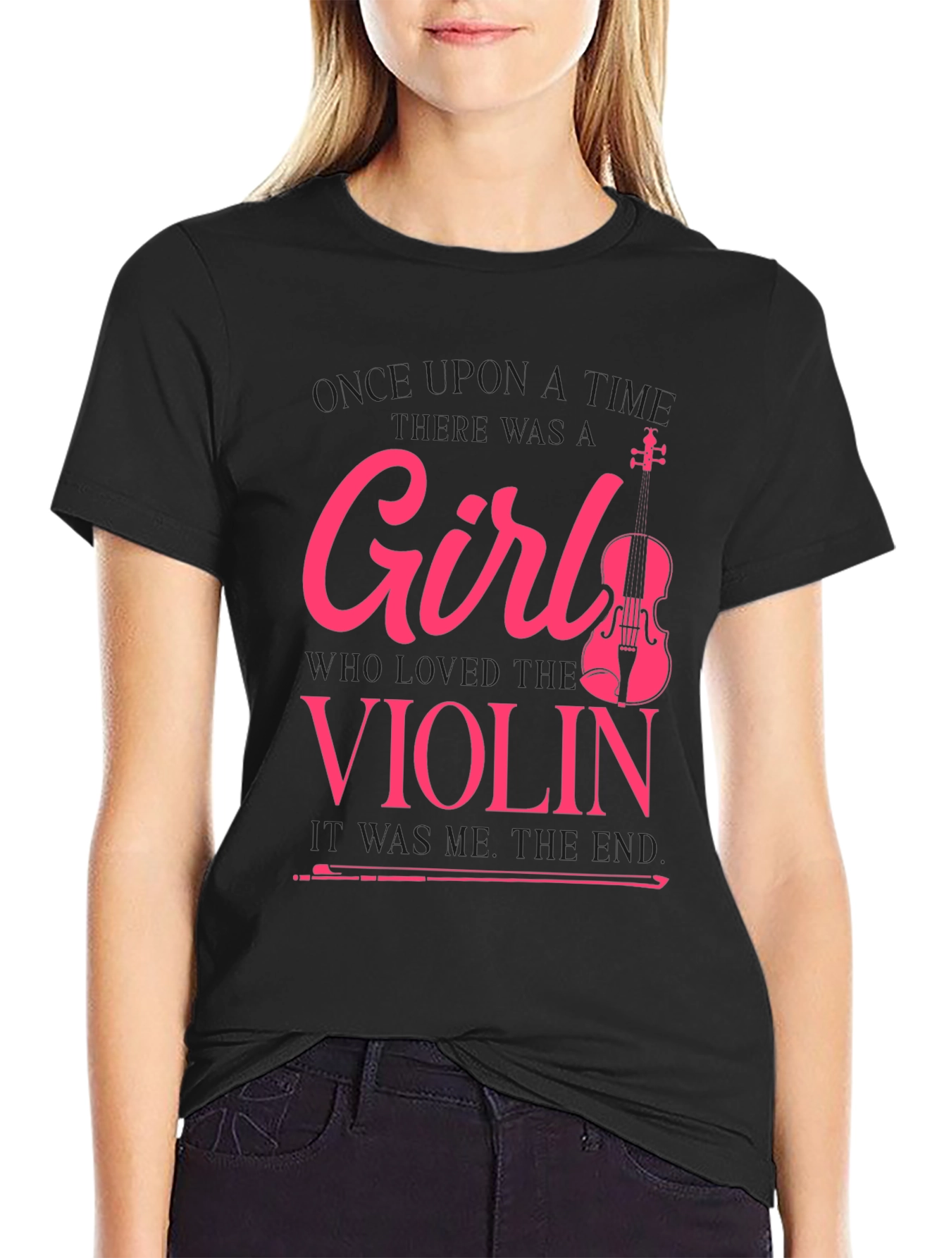 Girl Violin Lover T-Shirt - Music Gift