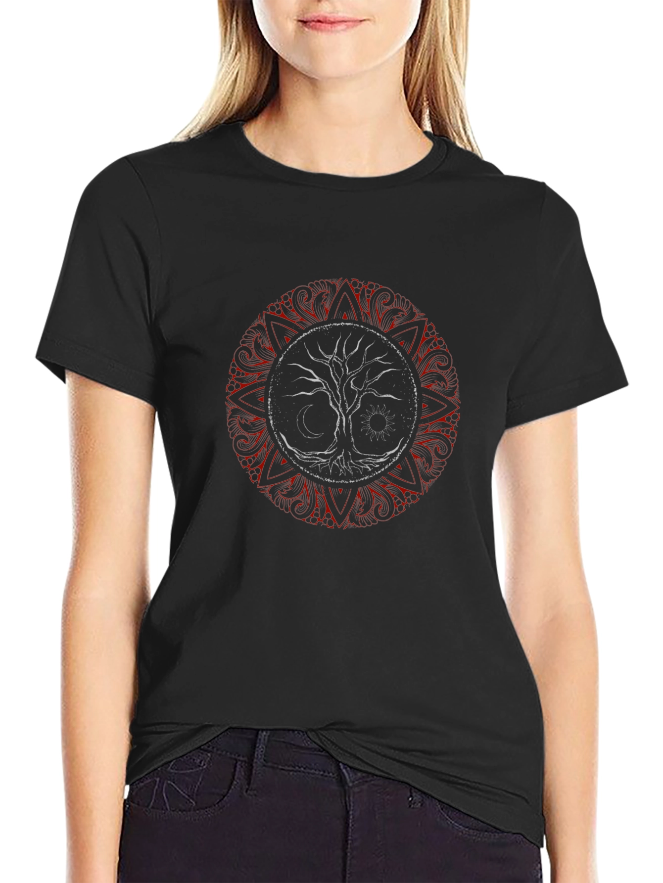 Tree of Life Graphic Tee - Black