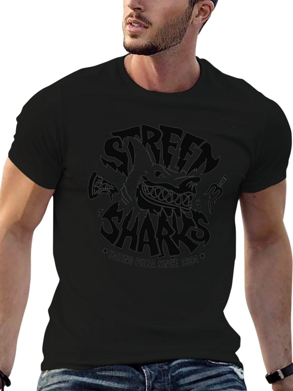 Street Sharks Hating Pizza Since 1994 Graphic T-Shirt