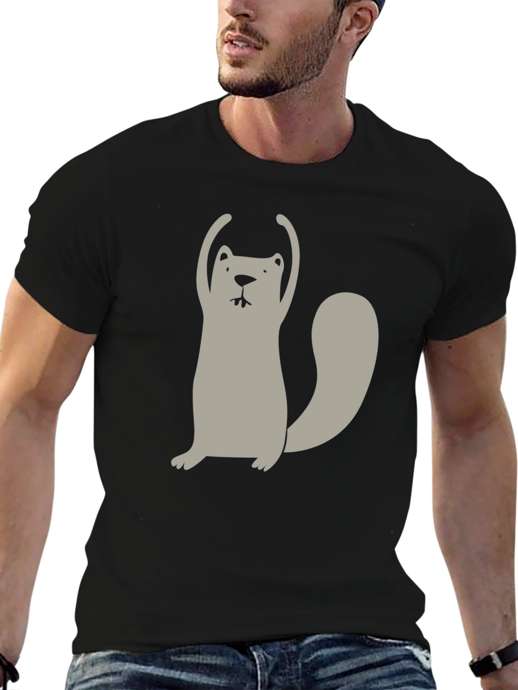 Funny Squirrel Graphic T-Shirt