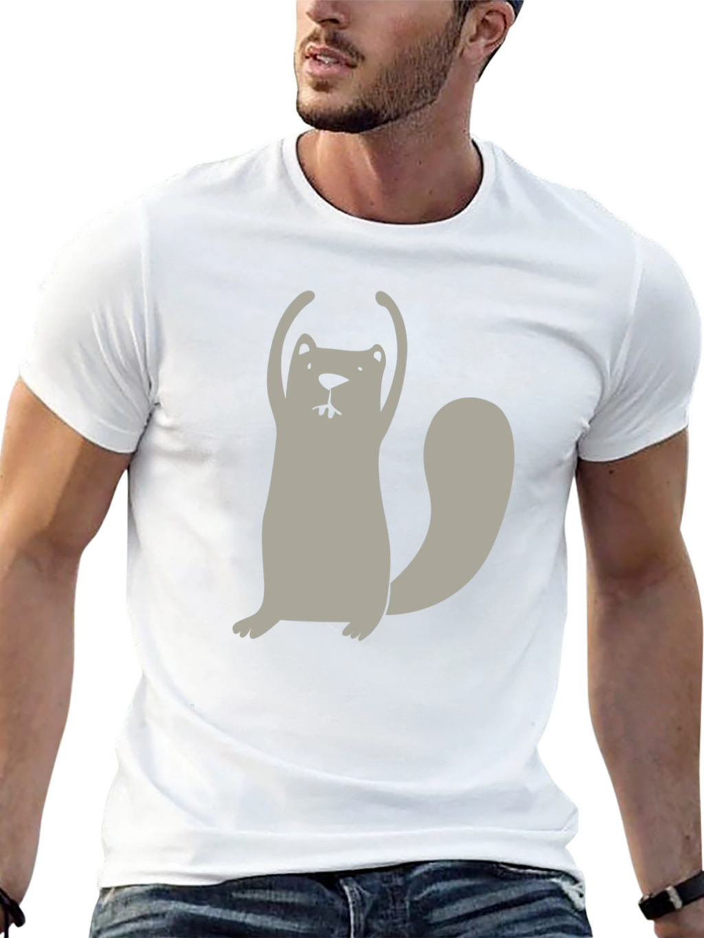Funny Squirrel Graphic T-Shirt