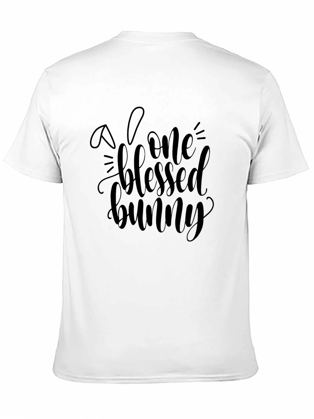 Blessed Bunny Graphic Tee - Soft Cotton Blend