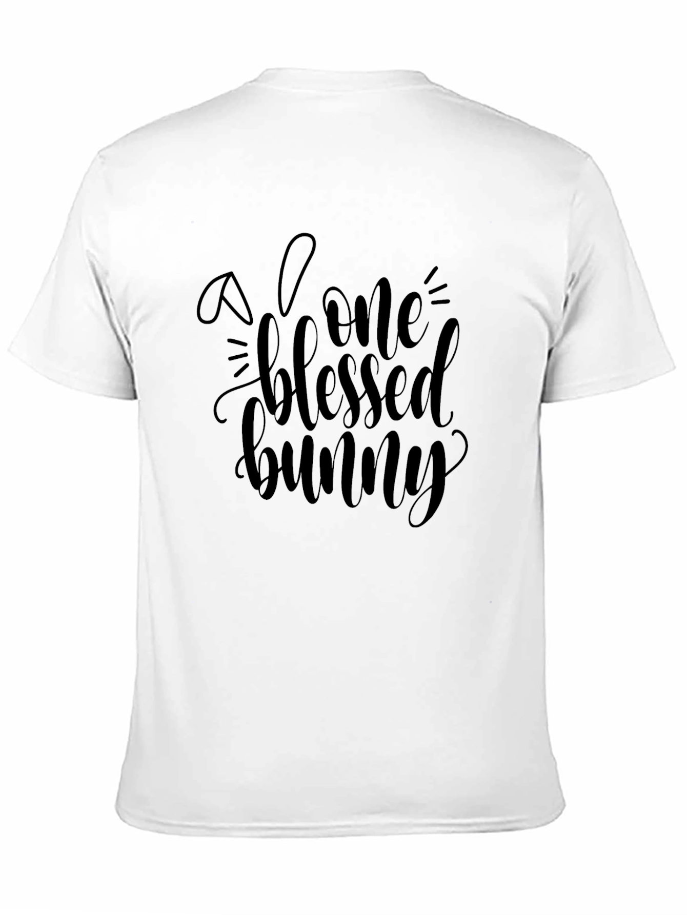 Blessed Bunny Graphic Tee - Soft Cotton Blend