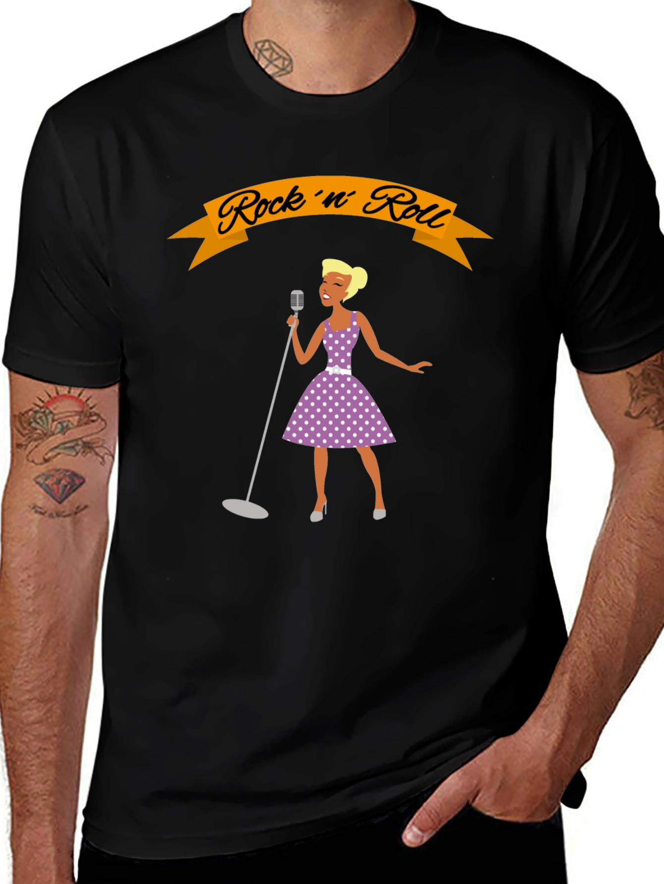 Rock n Roll Singer Graphic T-Shirt