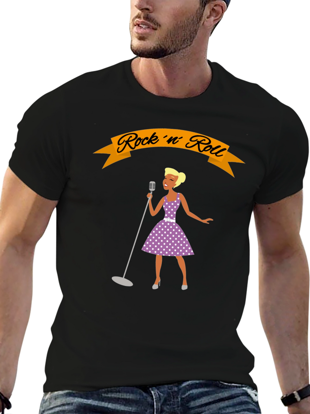 Rock n Roll Singer Graphic T-Shirt