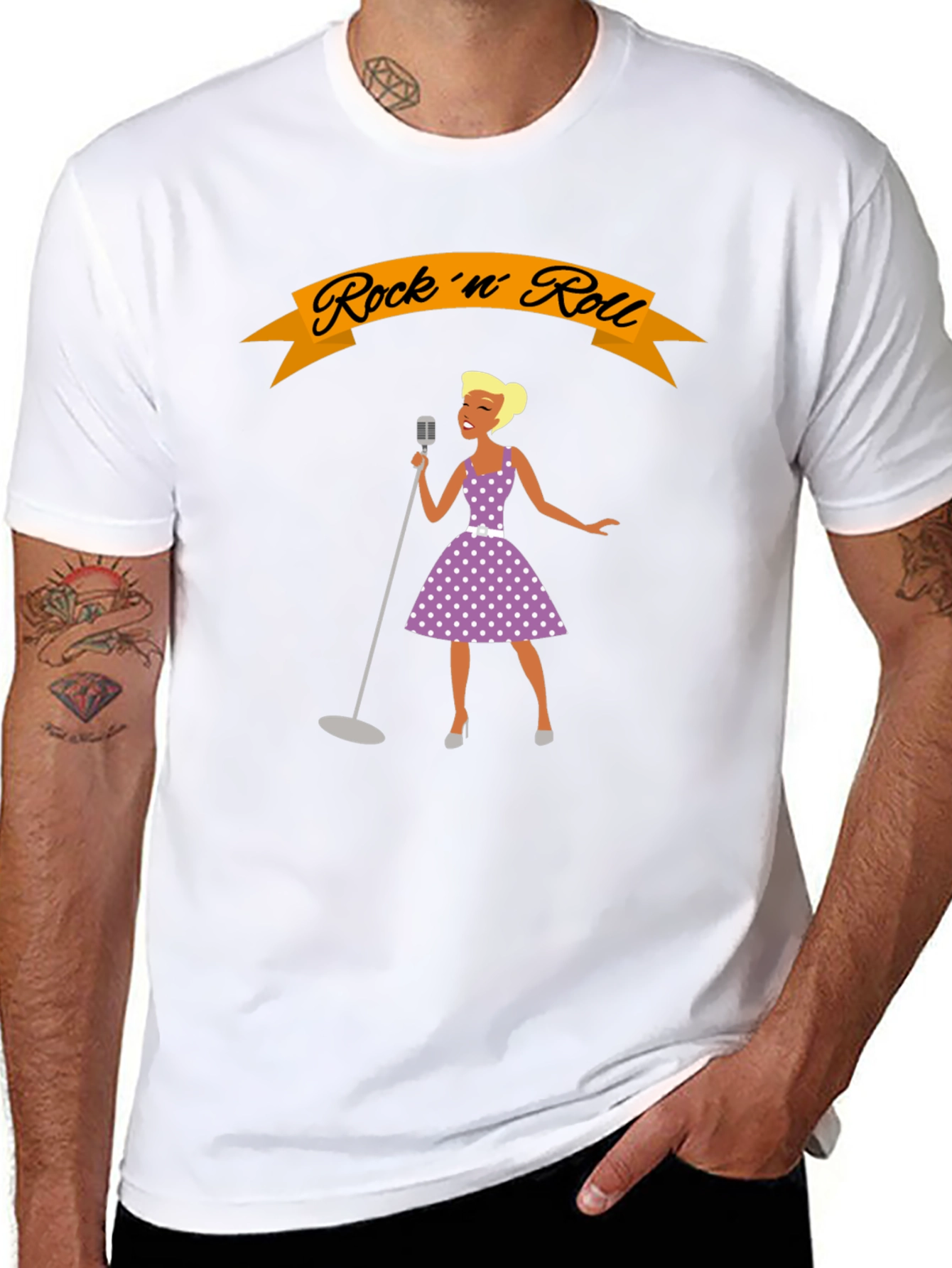 Rock n Roll Singer Graphic T-Shirt
