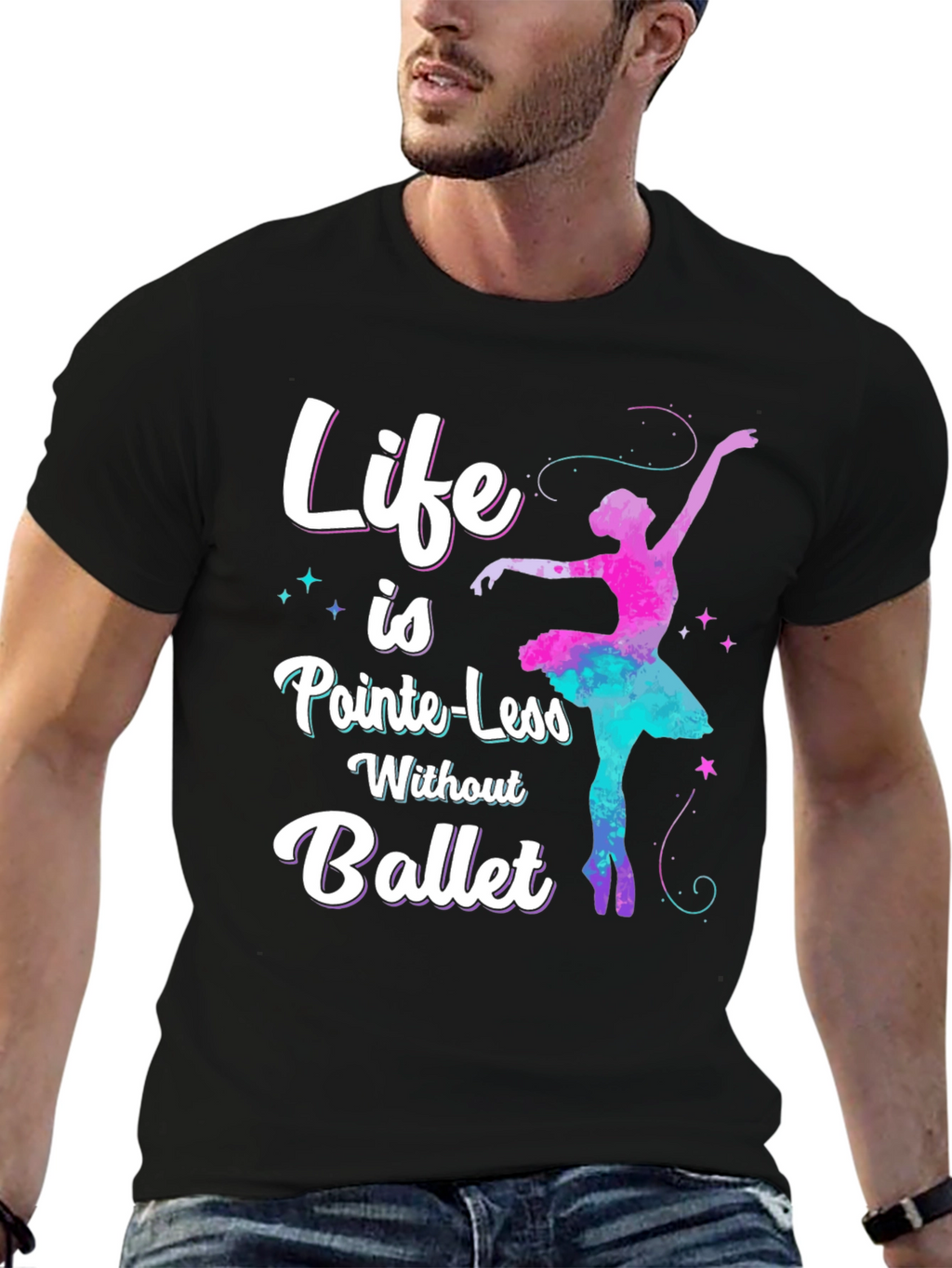 Life is Pointe-Less Ballet Graphic Tee