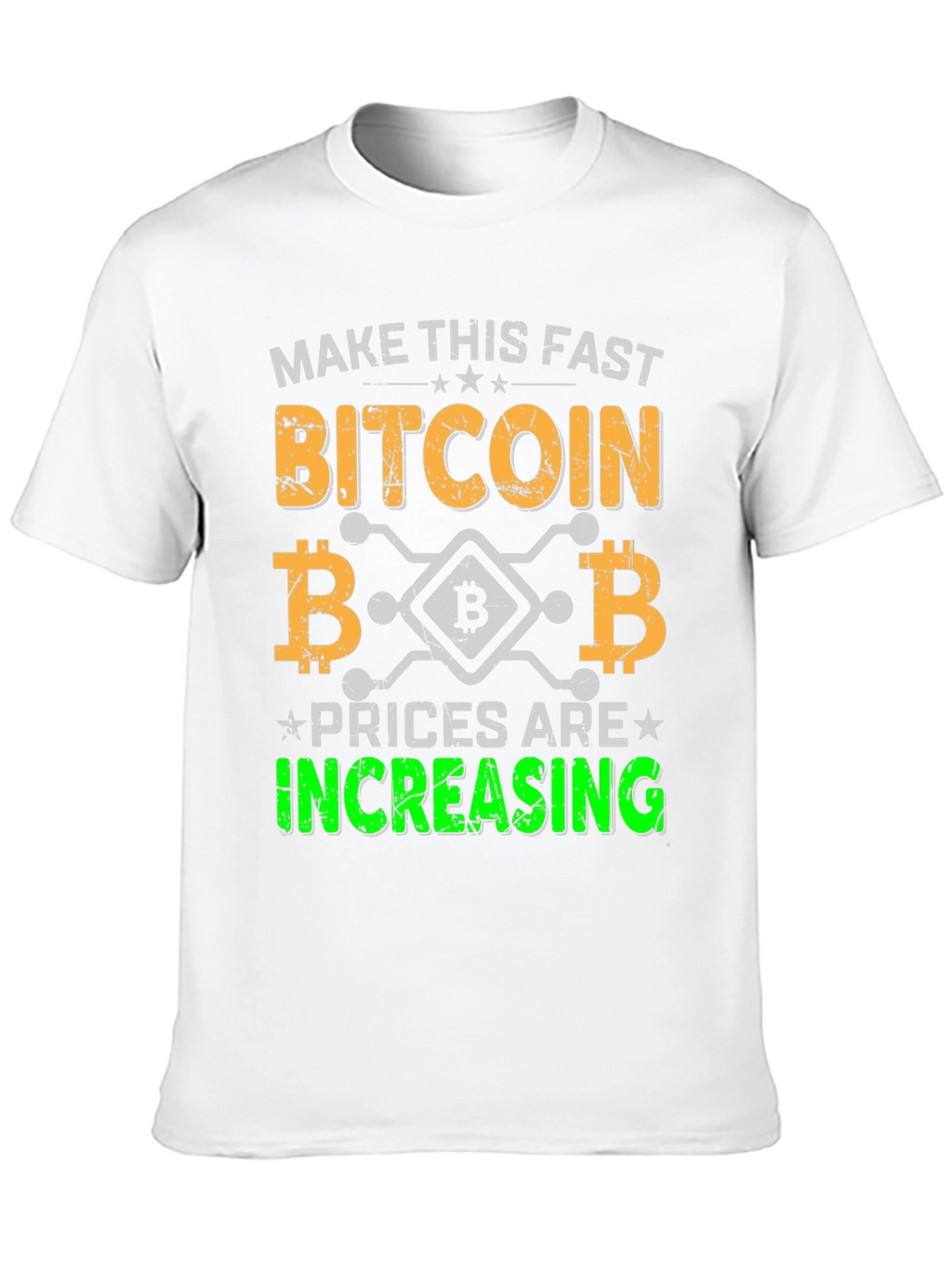 Bitcoin Increasing Prices Mens Tee