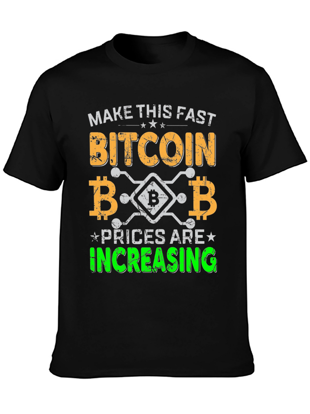 Bitcoin Increasing Prices Mens Tee