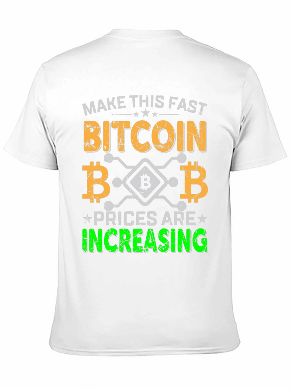 Bitcoin Increasing Prices Mens Tee