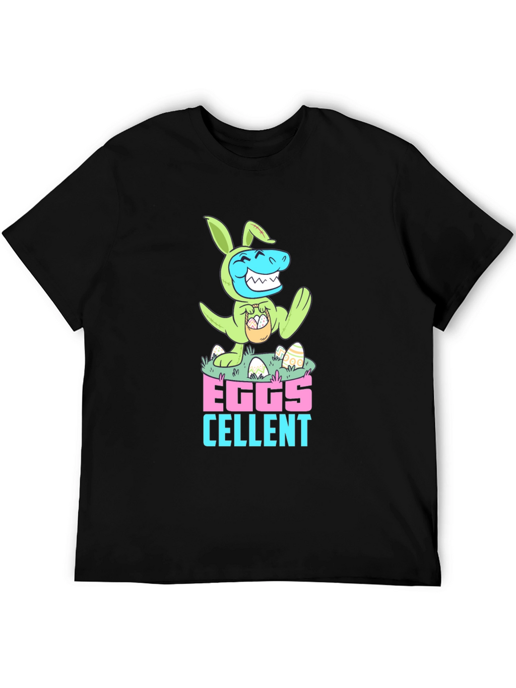 Eggs-cellent Easter Dino Bunny T-Shirt