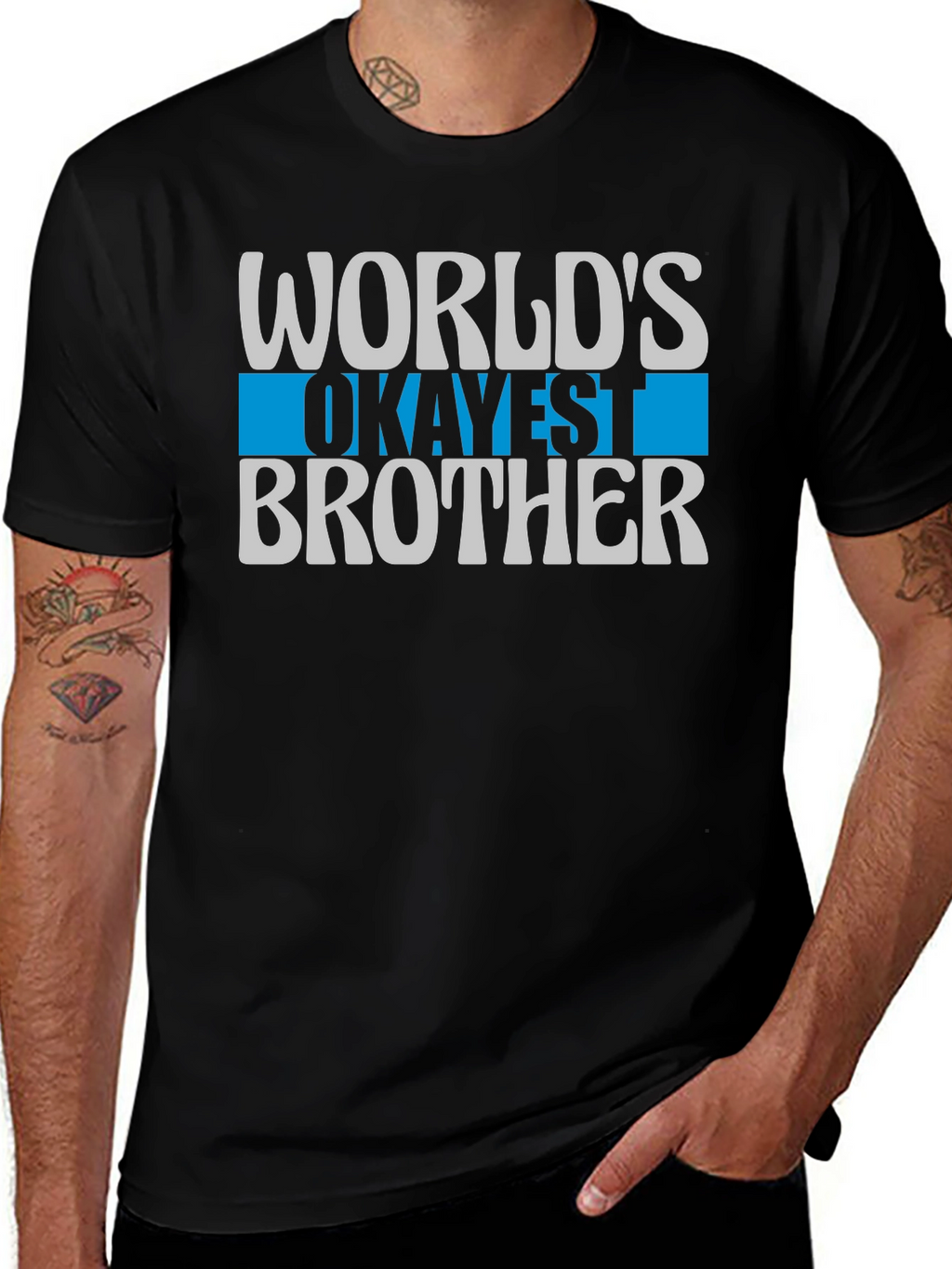 Worlds Okayest Brother T-Shirt