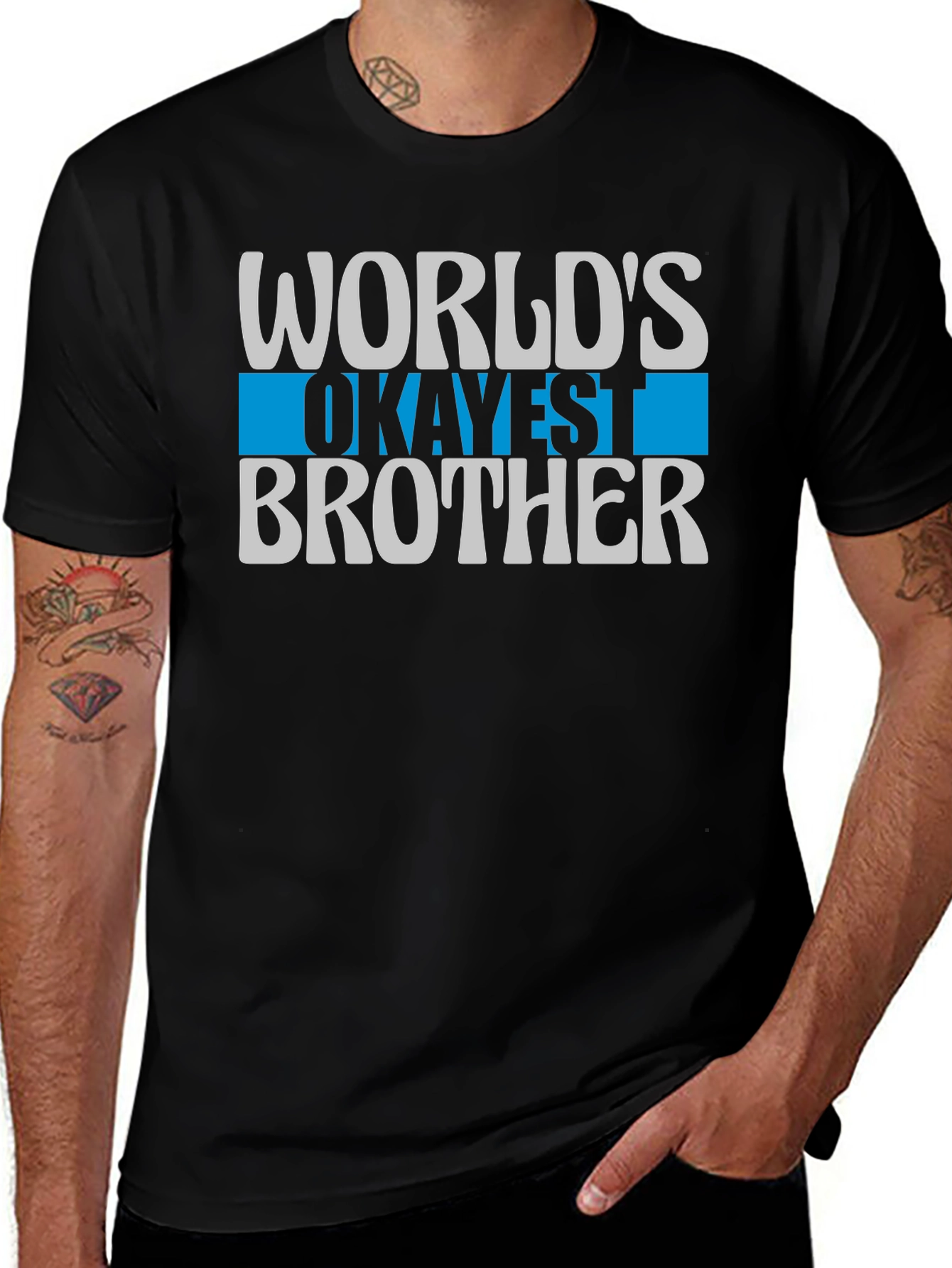 Worlds Okayest Brother T-Shirt