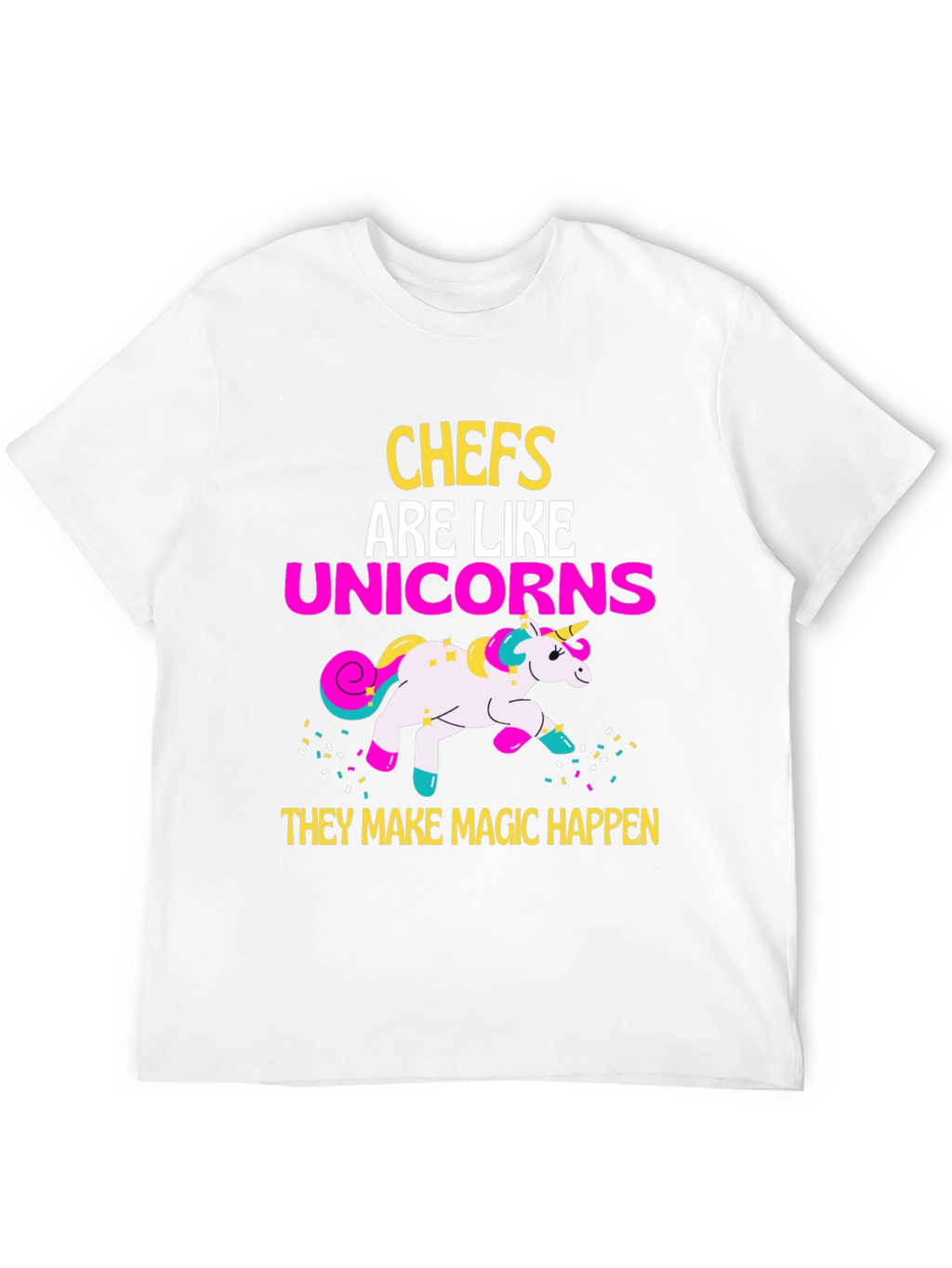 Chef Unicorn Graphic T-Shirt