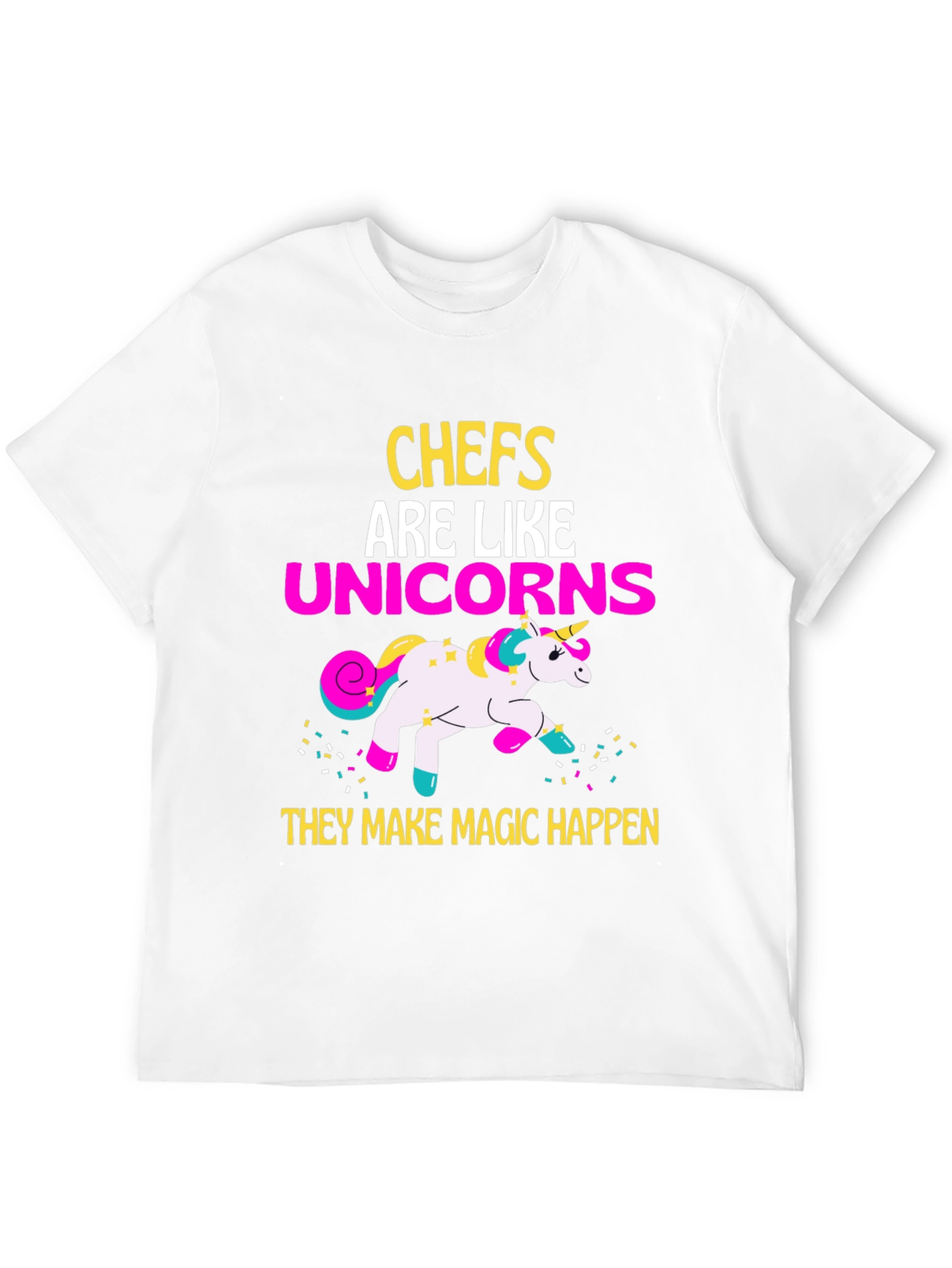 Chef Unicorn Graphic T-Shirt