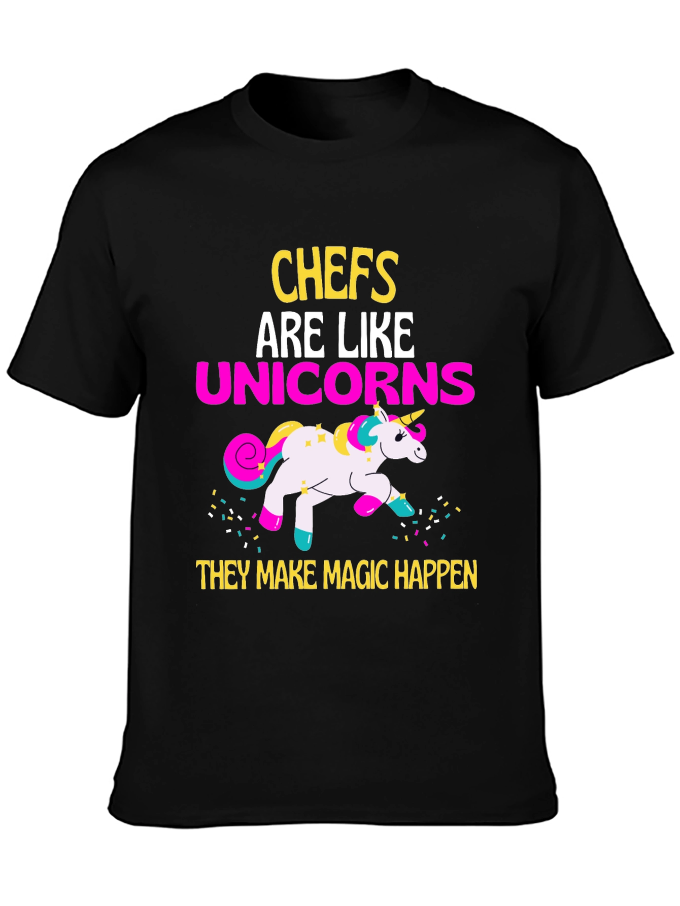 Chef Unicorn Graphic T-Shirt