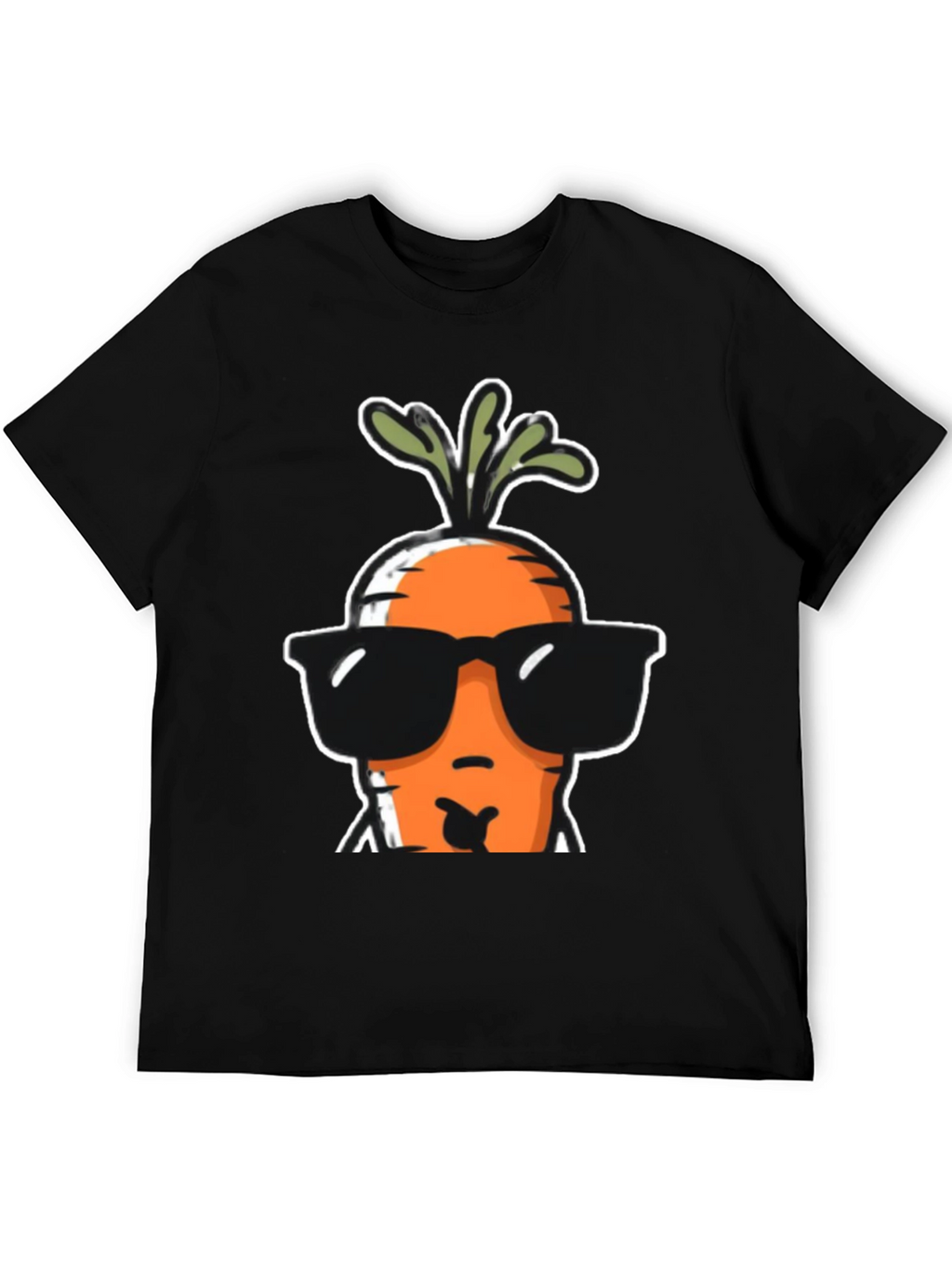 Cool Carrot Graphic Tee - Black