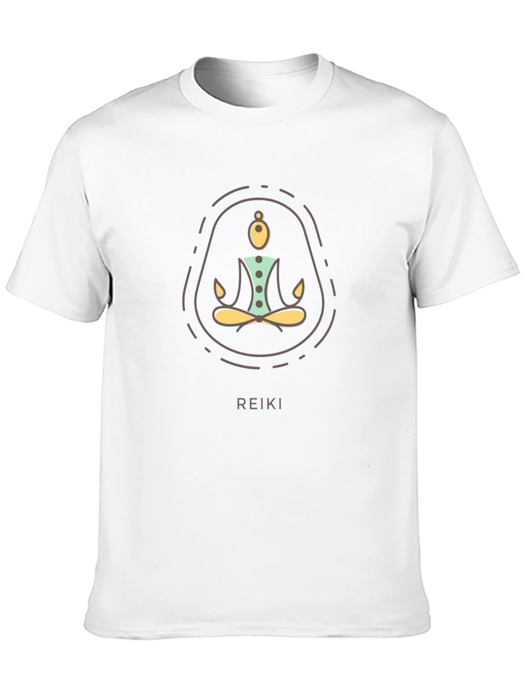 Reiki Meditation T-Shirt - Spiritual Zen Design