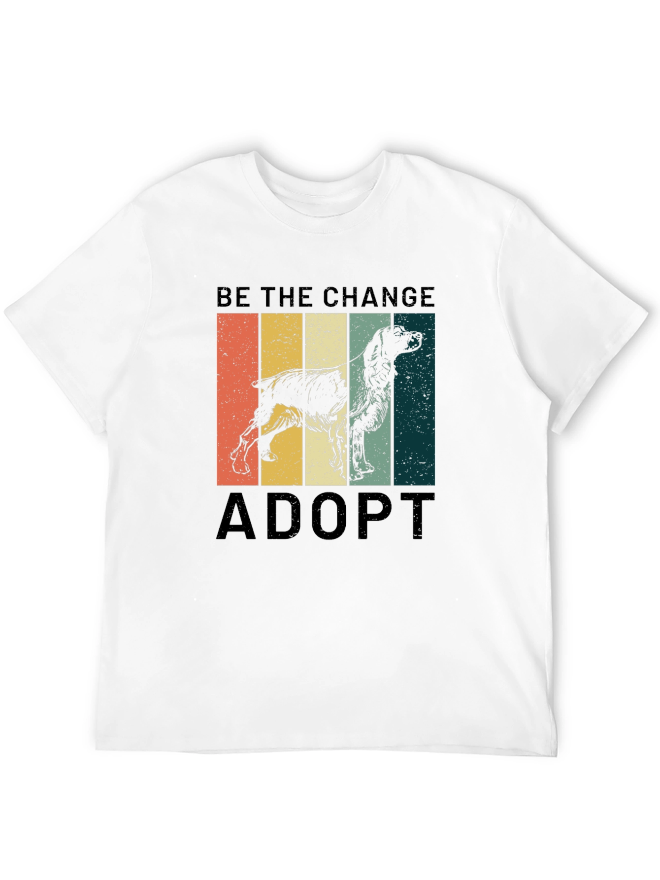 Adopt Dog Graphic T-Shirt