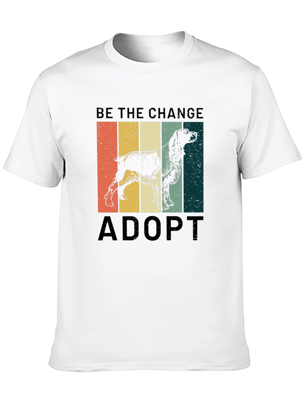 Adopt Dog Graphic T-Shirt