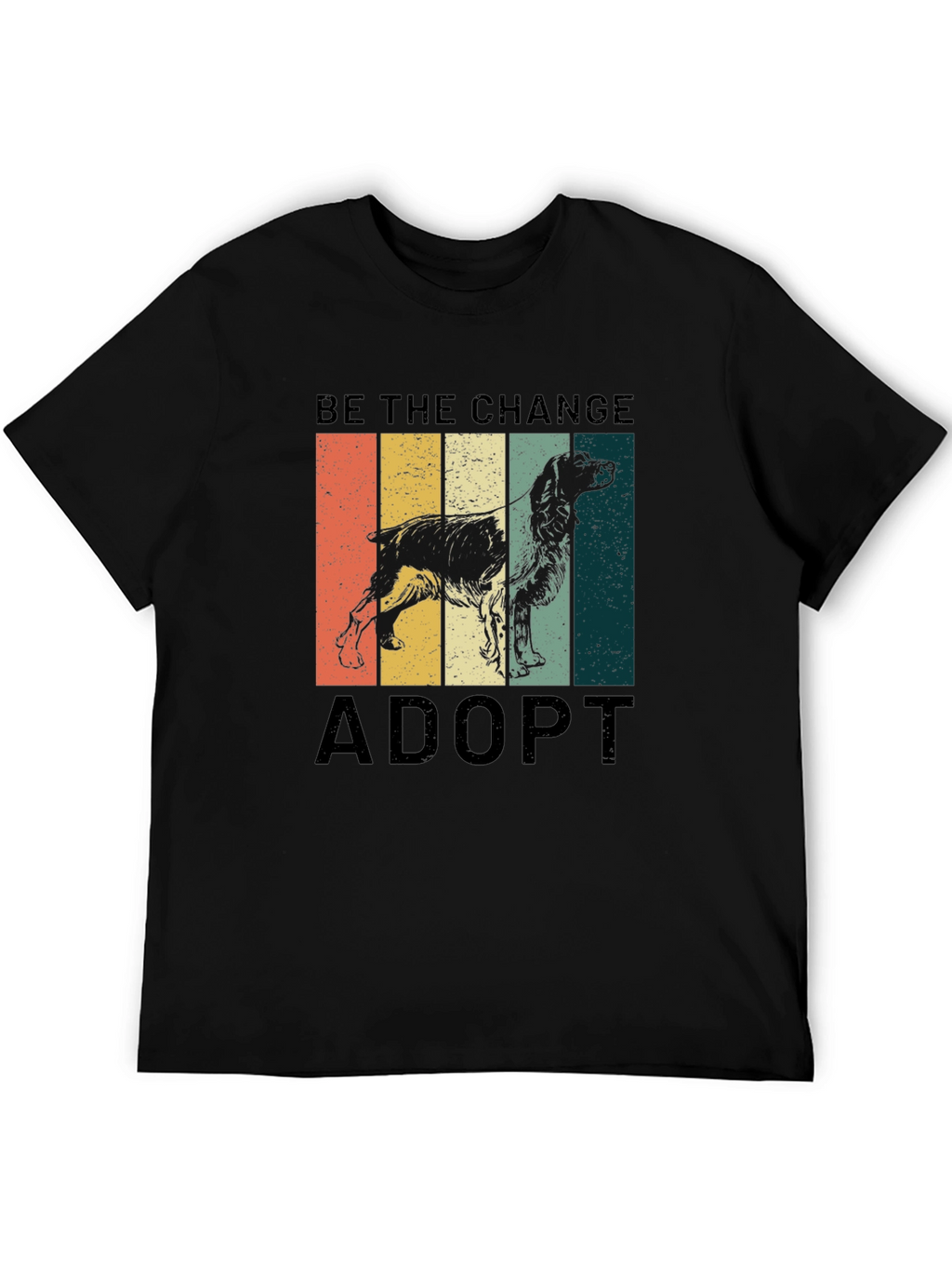 Adopt Dog Graphic T-Shirt