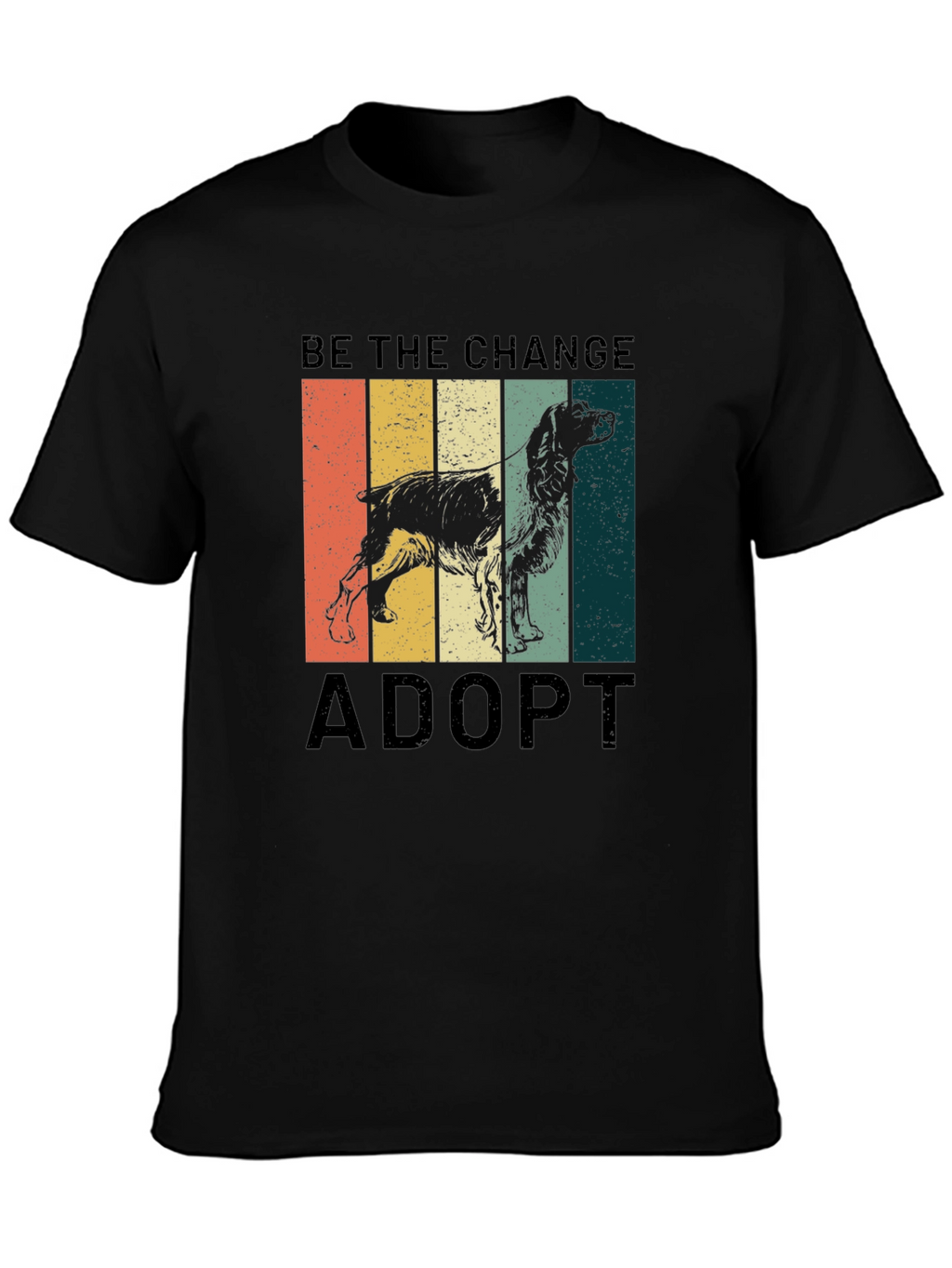 Adopt Dog Graphic T-Shirt