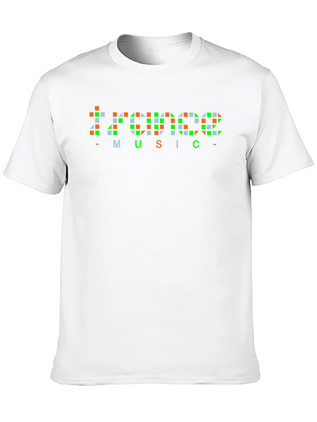 Trance Music T-Shirt - Pixelated Design