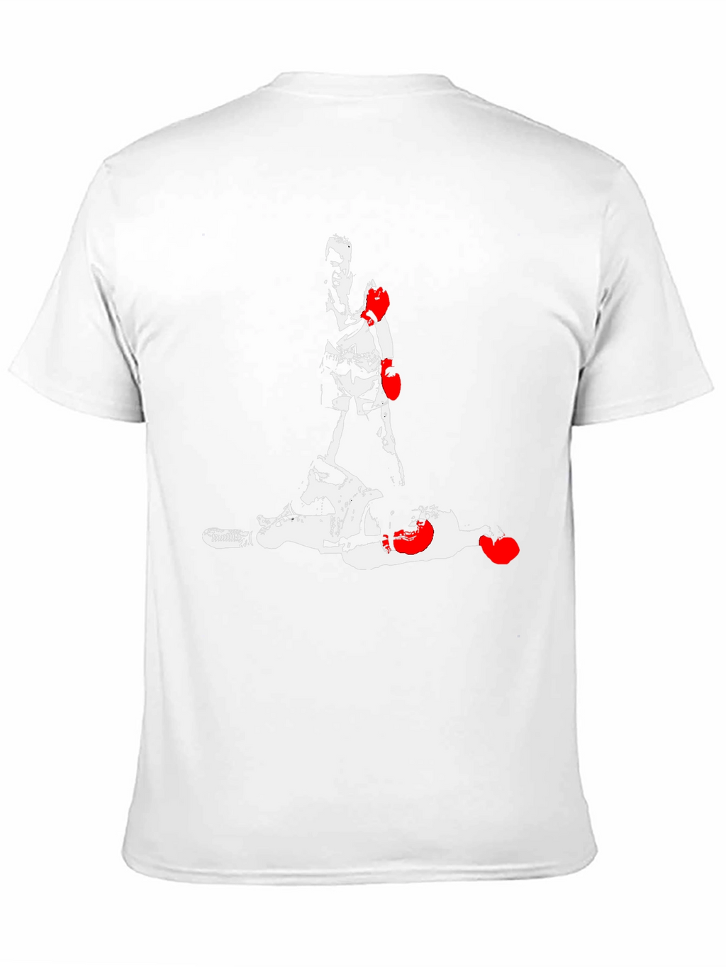Boxing Graphic Tee - Knockout Design Mens Black T-Shirt