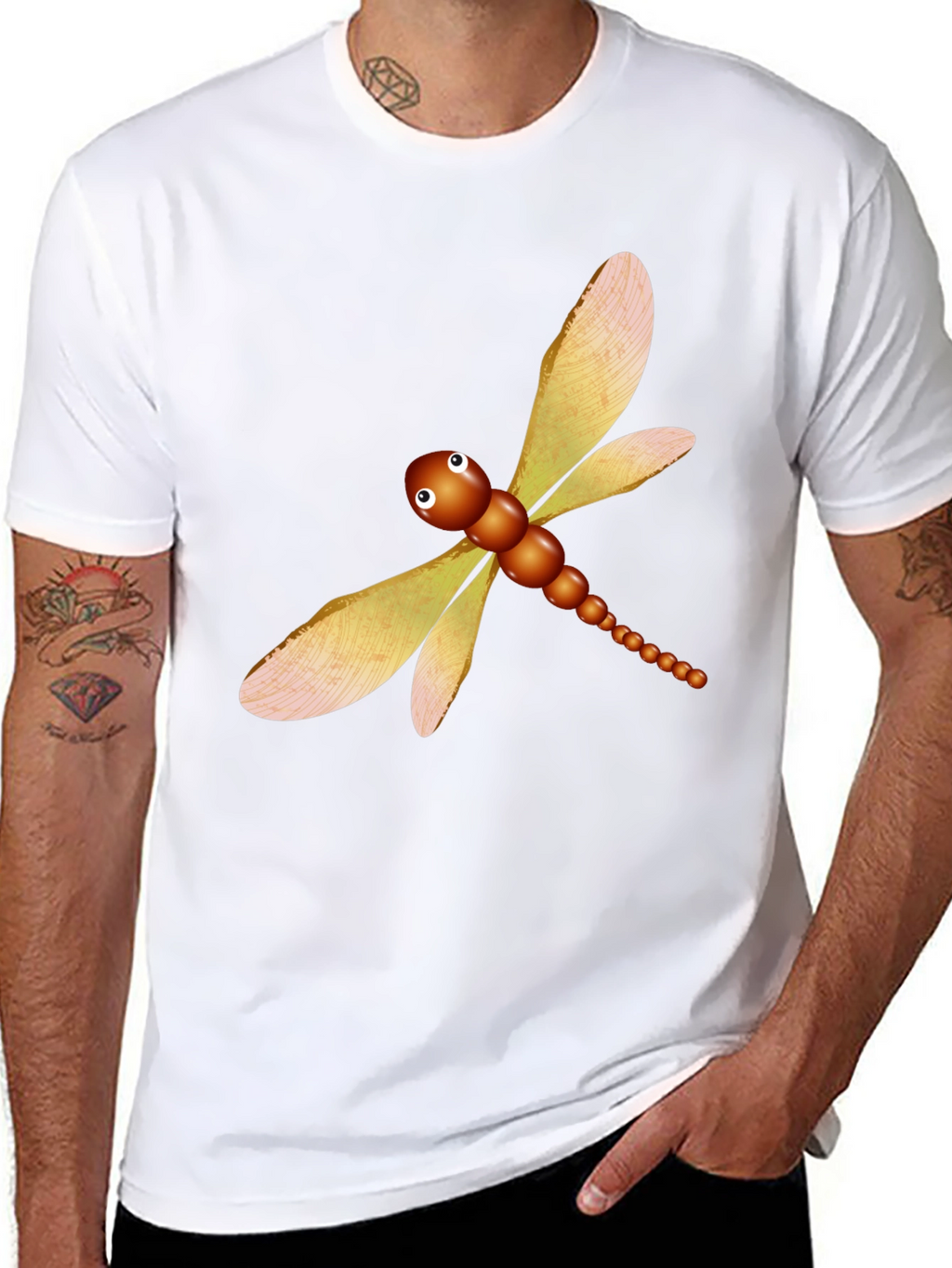 Dragonfly Graphic Tee - Unique Design