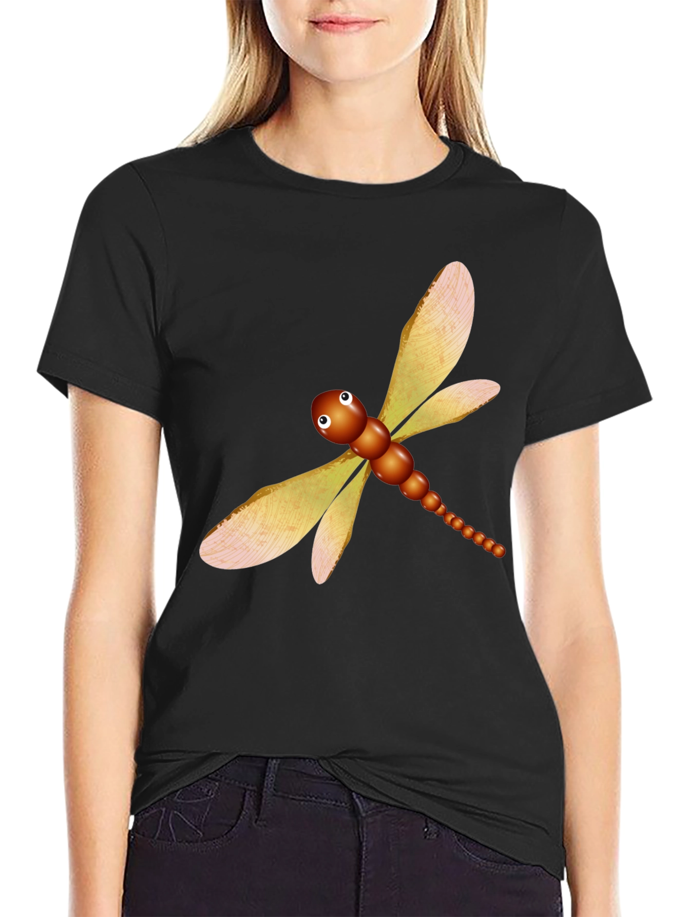 Dragonfly Graphic Tee - Unique Design