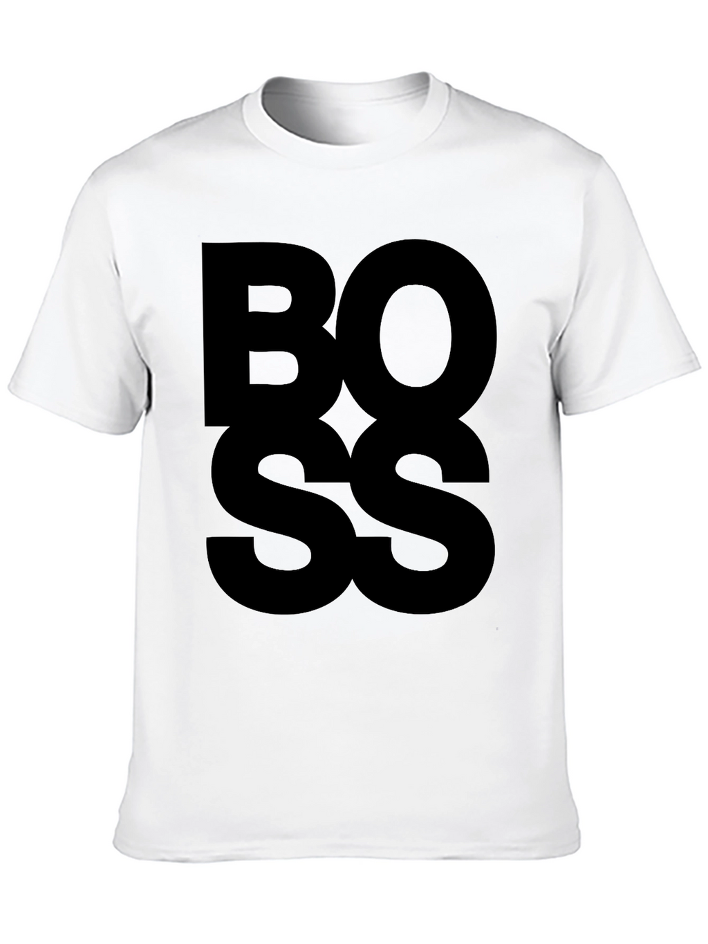 Bold BOSS Graphic Tee - Mens Black T-Shirt