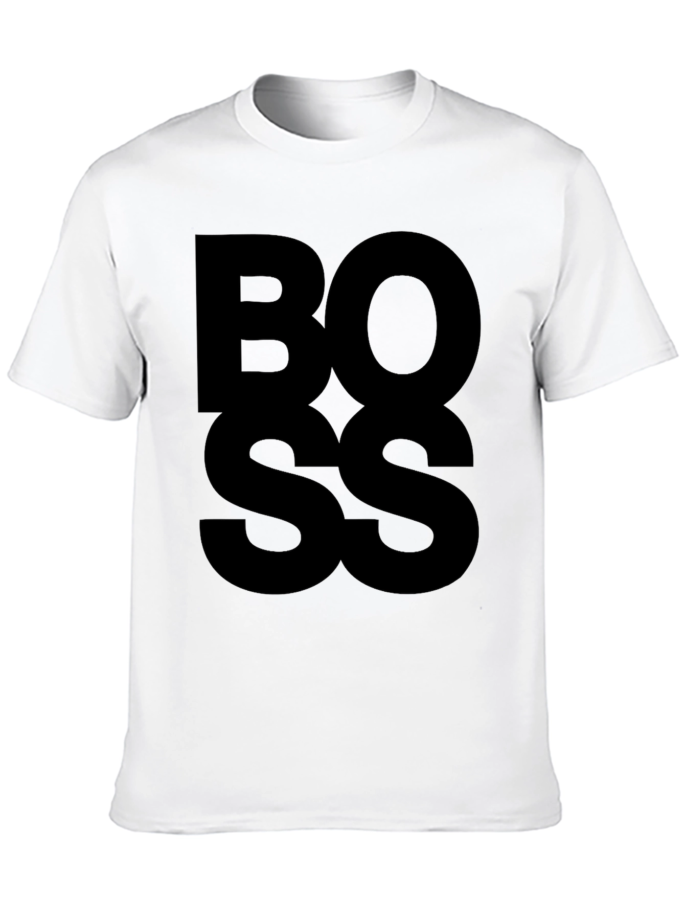 Bold BOSS Graphic Tee - Mens Black T-Shirt