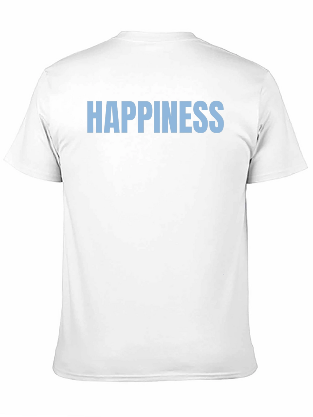Happiness Graphic Tee - Black Casual T-Shirt