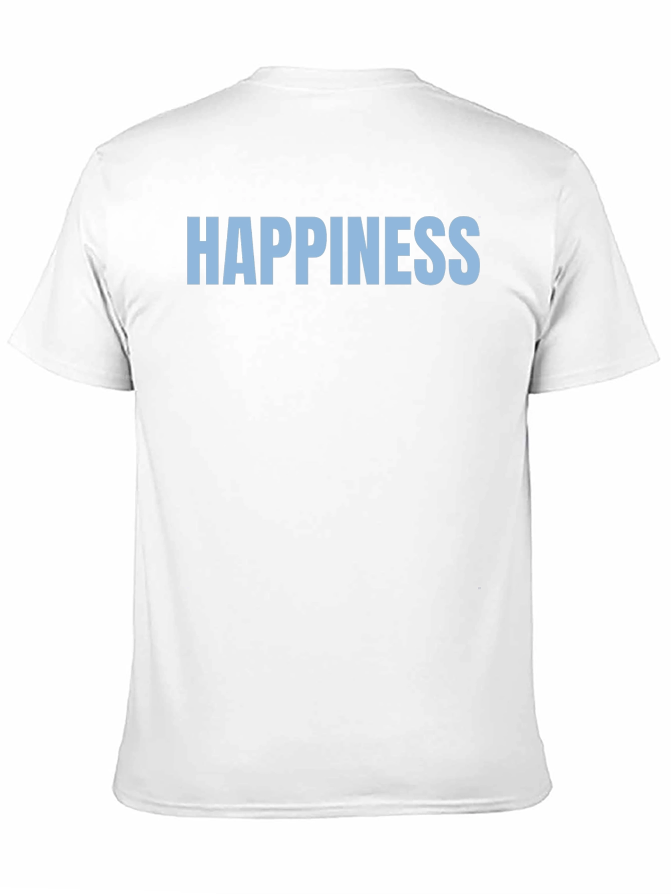 Happiness Graphic Tee - Black Casual T-Shirt