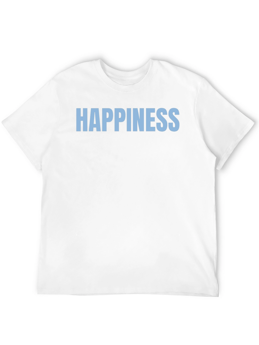 Happiness Graphic Tee - Black Casual T-Shirt