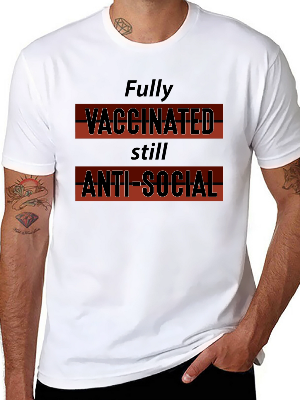 Vaccinated Anti-Social T-Shirt