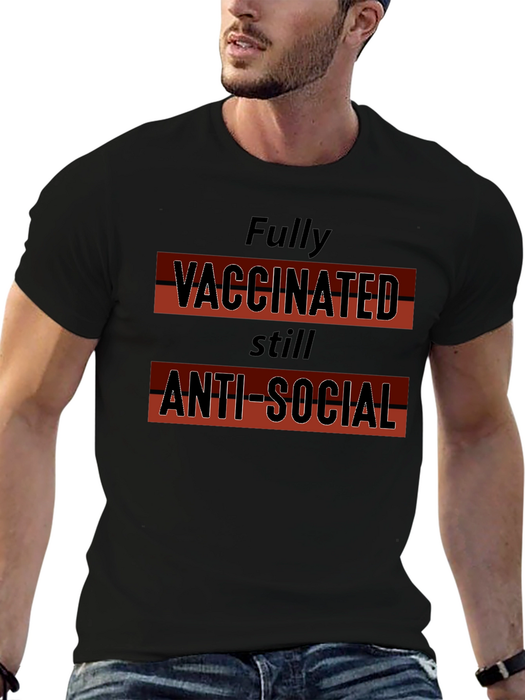 Vaccinated Anti-Social T-Shirt