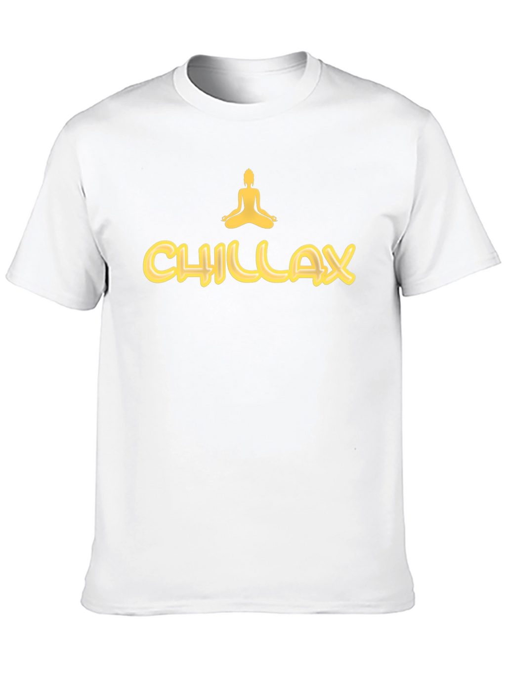 Chillax Mens Black Graphic Tee