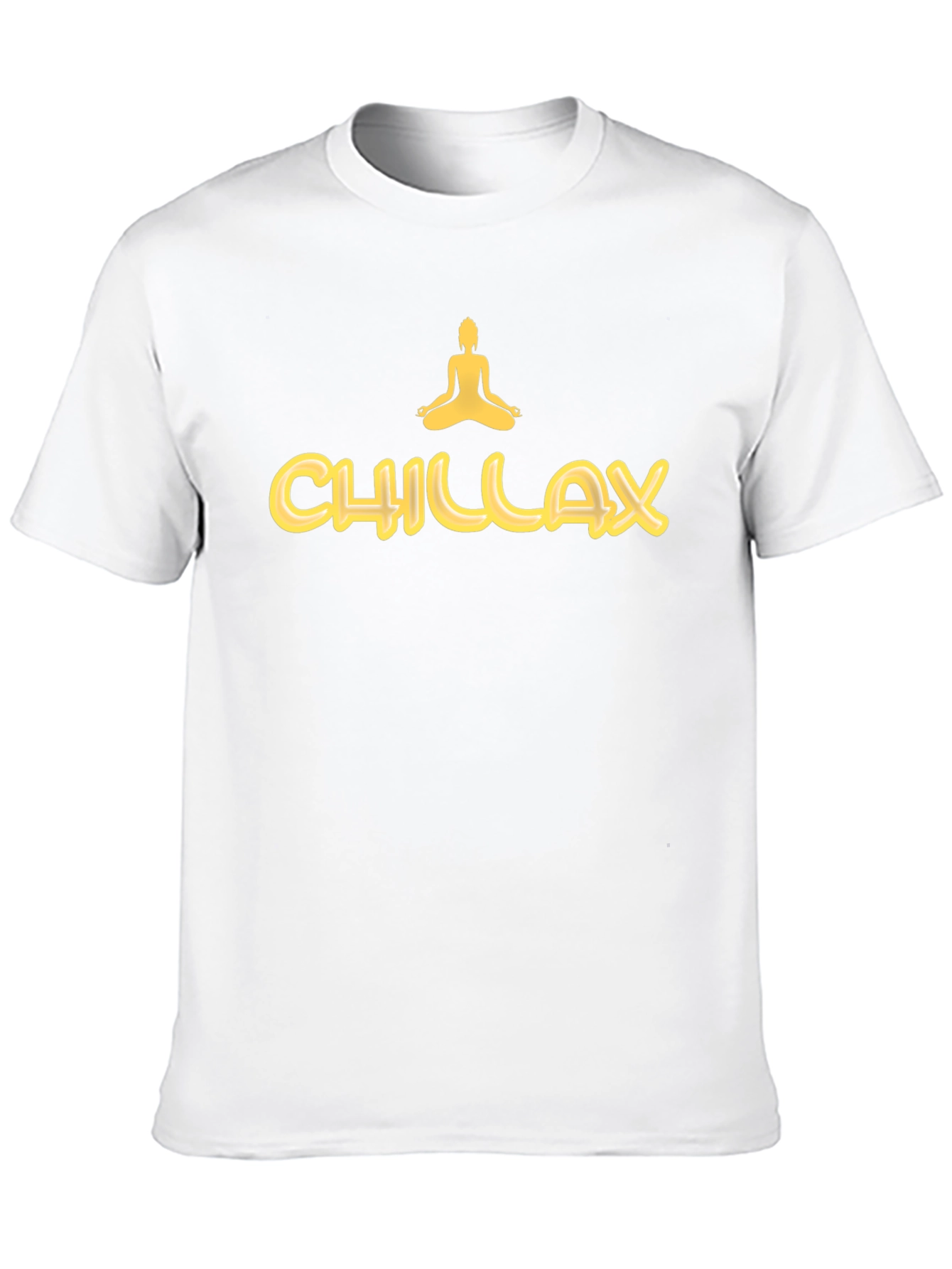 Chillax Mens Black Graphic Tee