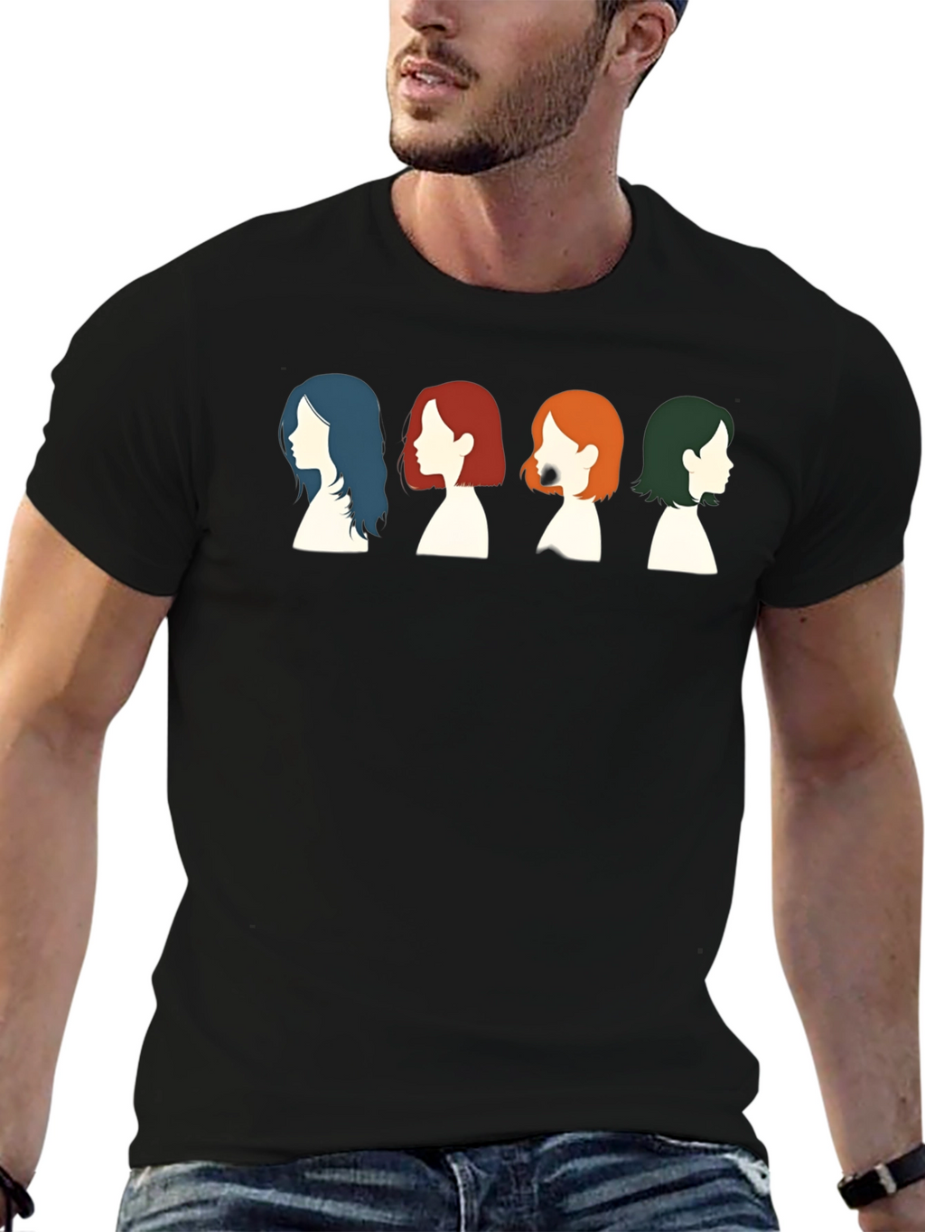 Silhouette Women Tee - Stylish Graphic T-Shirt
