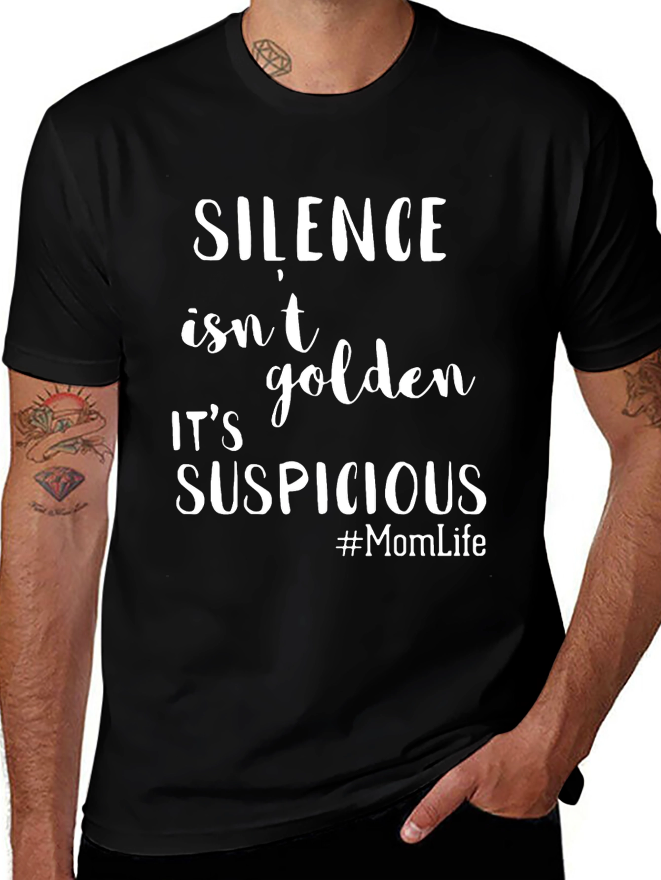 Silence Isnt Golden T-Shirt Funny Mom Life Tee