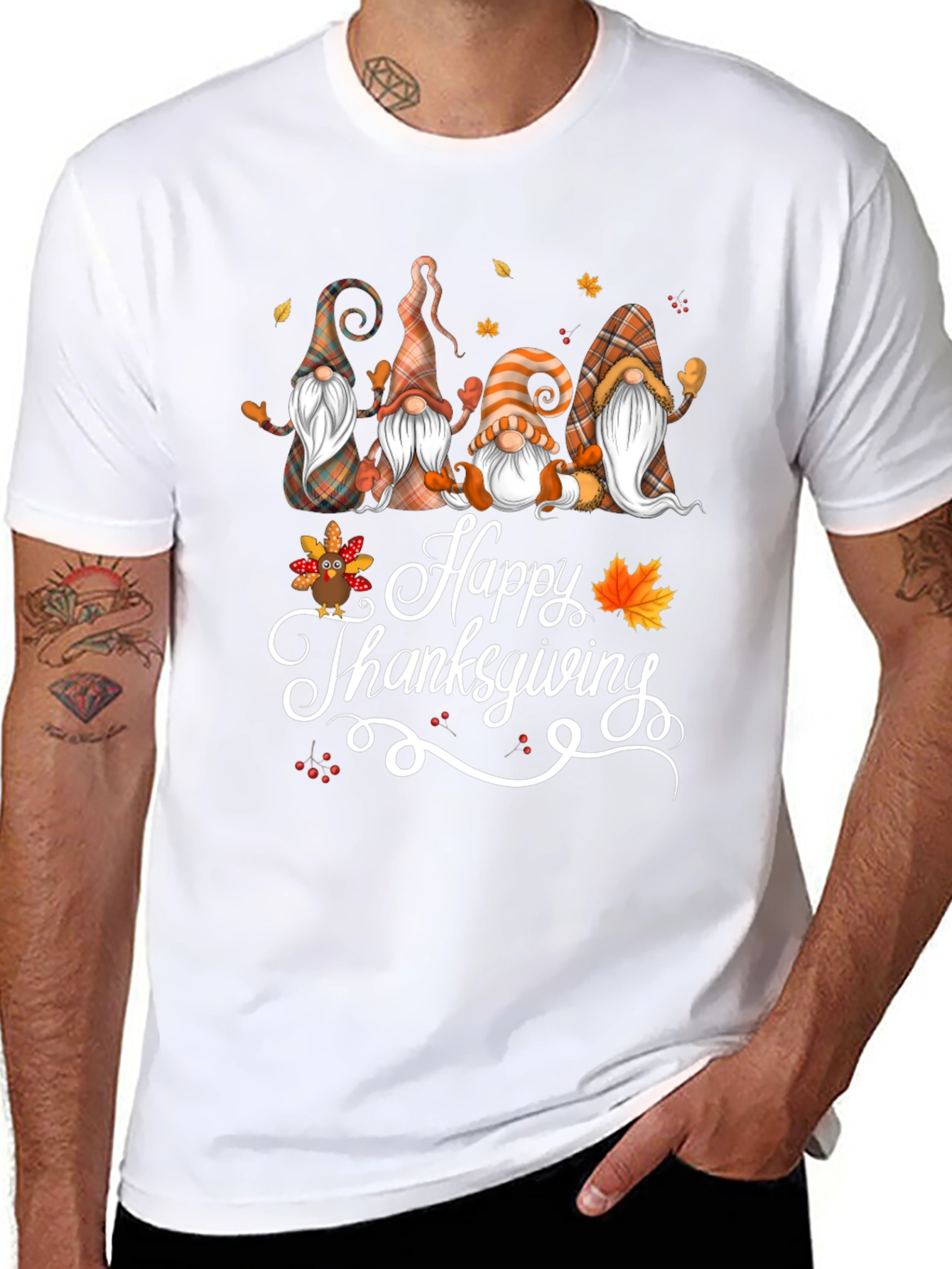 Thanksgiving Gnomes Graphic Tee