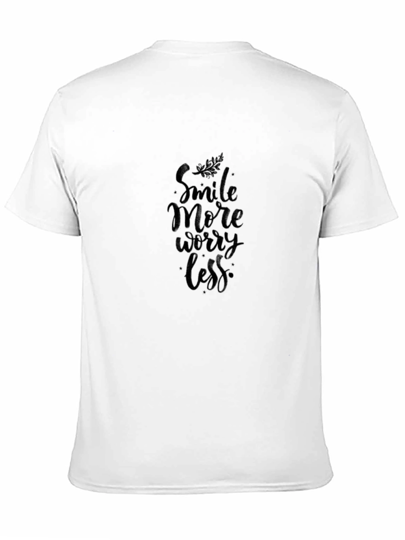 Smile More Worry Less Graphic Tee