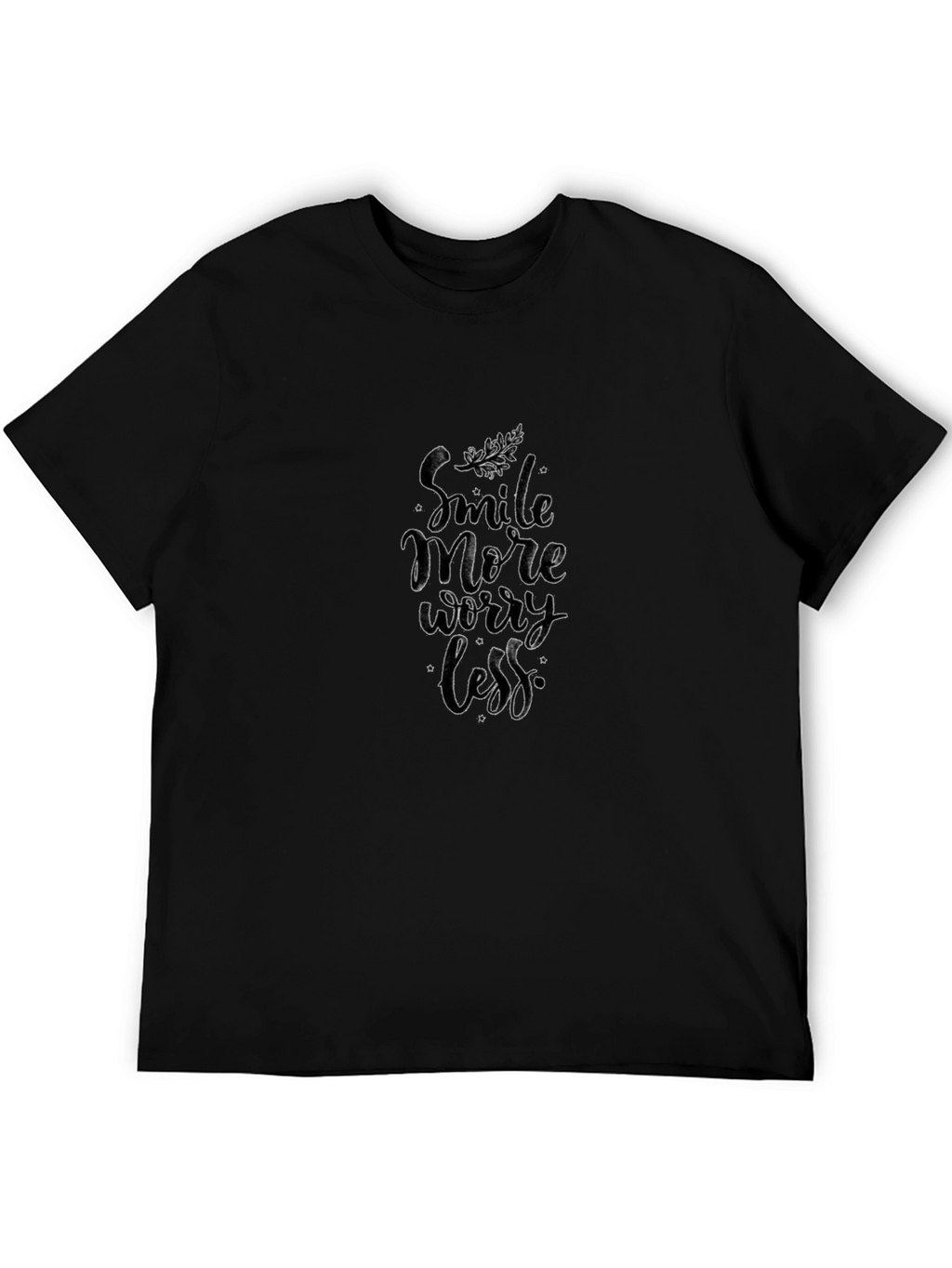 Smile More Worry Less Graphic Tee