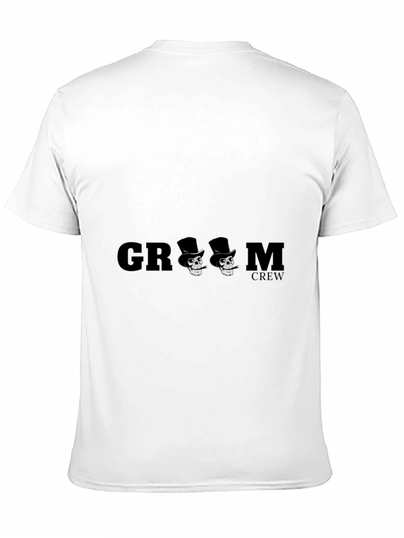 Groom Crew Skull Graphic T-Shirt
