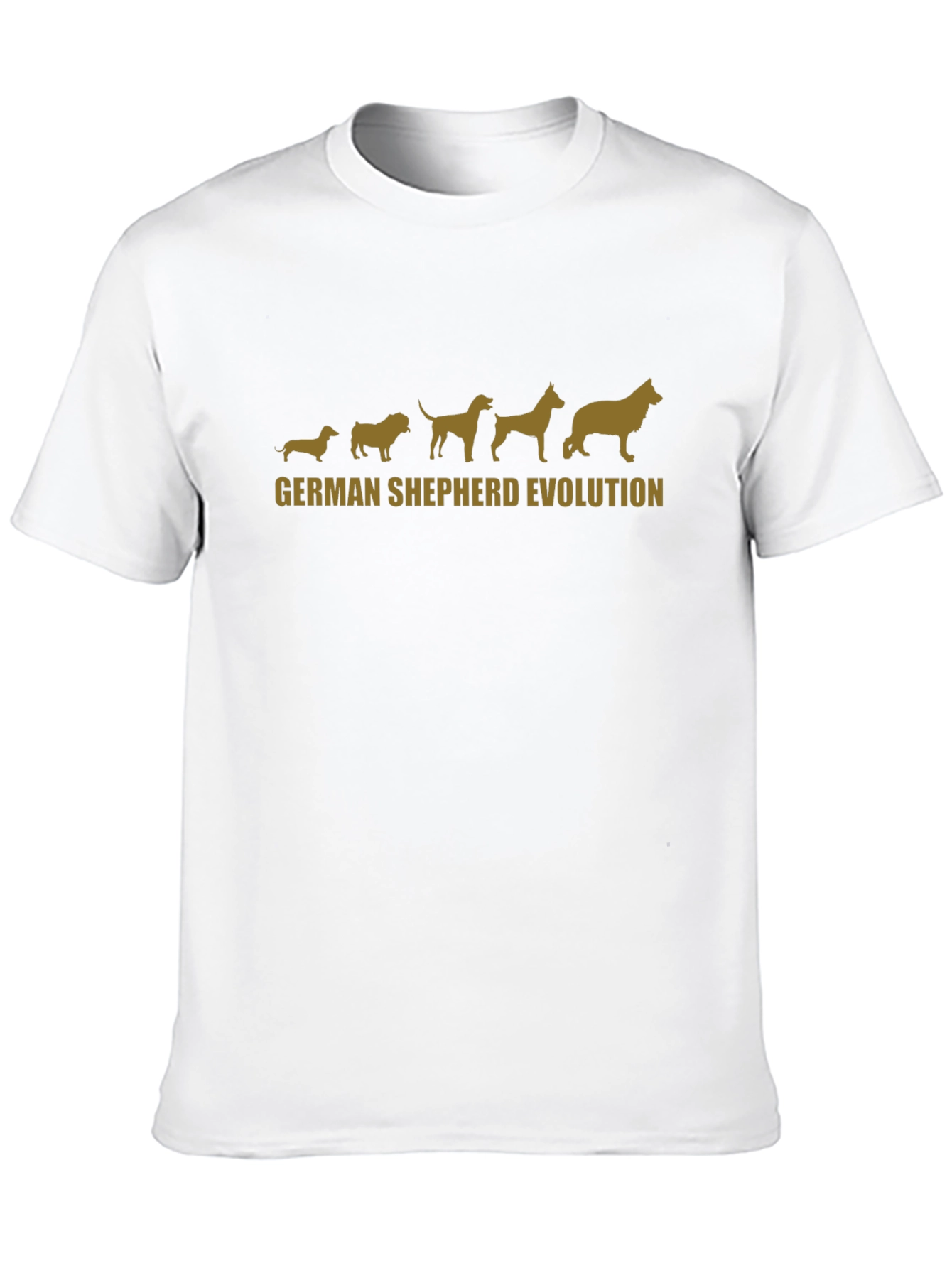 German Shepherd Evolution Graphic T-Shirt